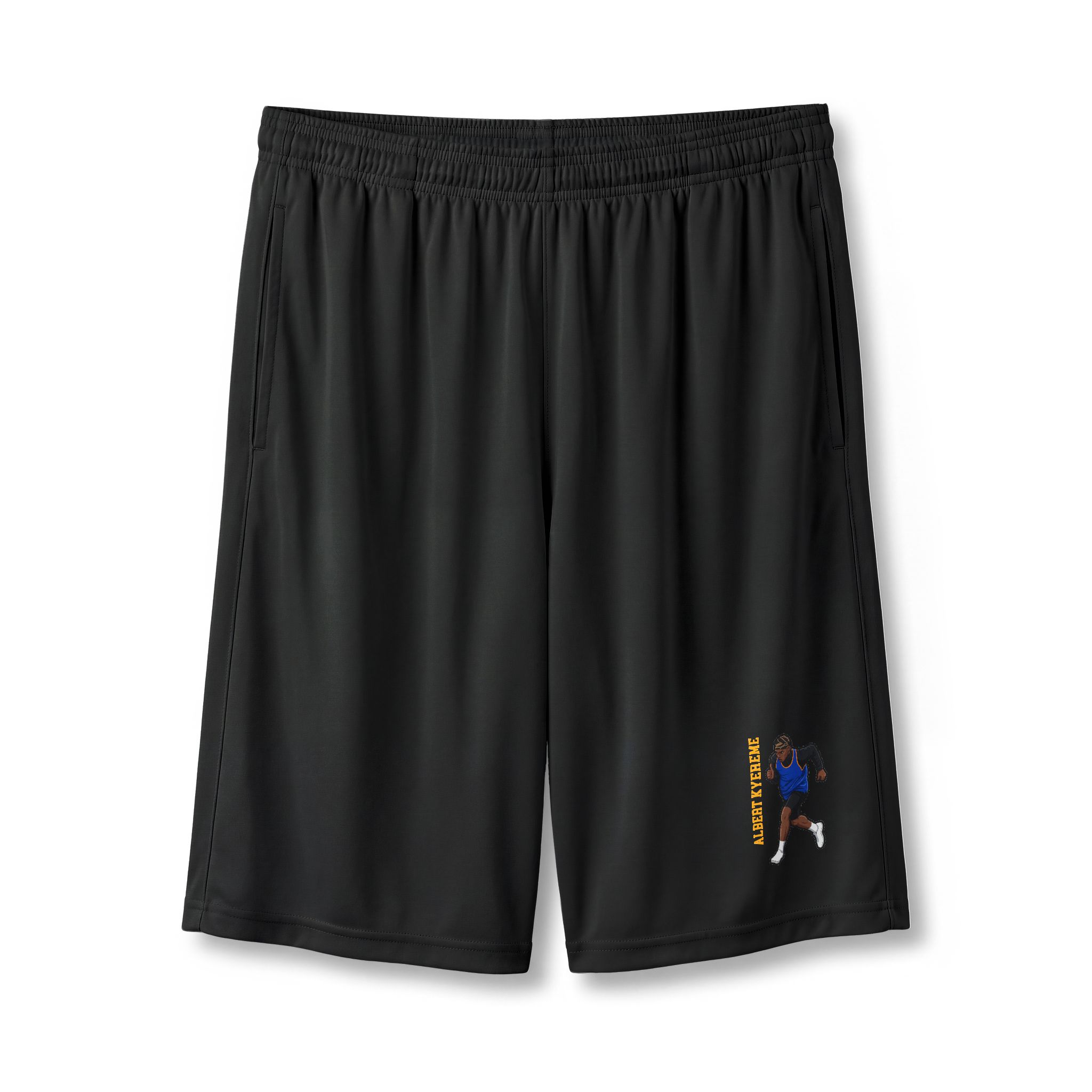 Shorts — character_name_vertical in Black