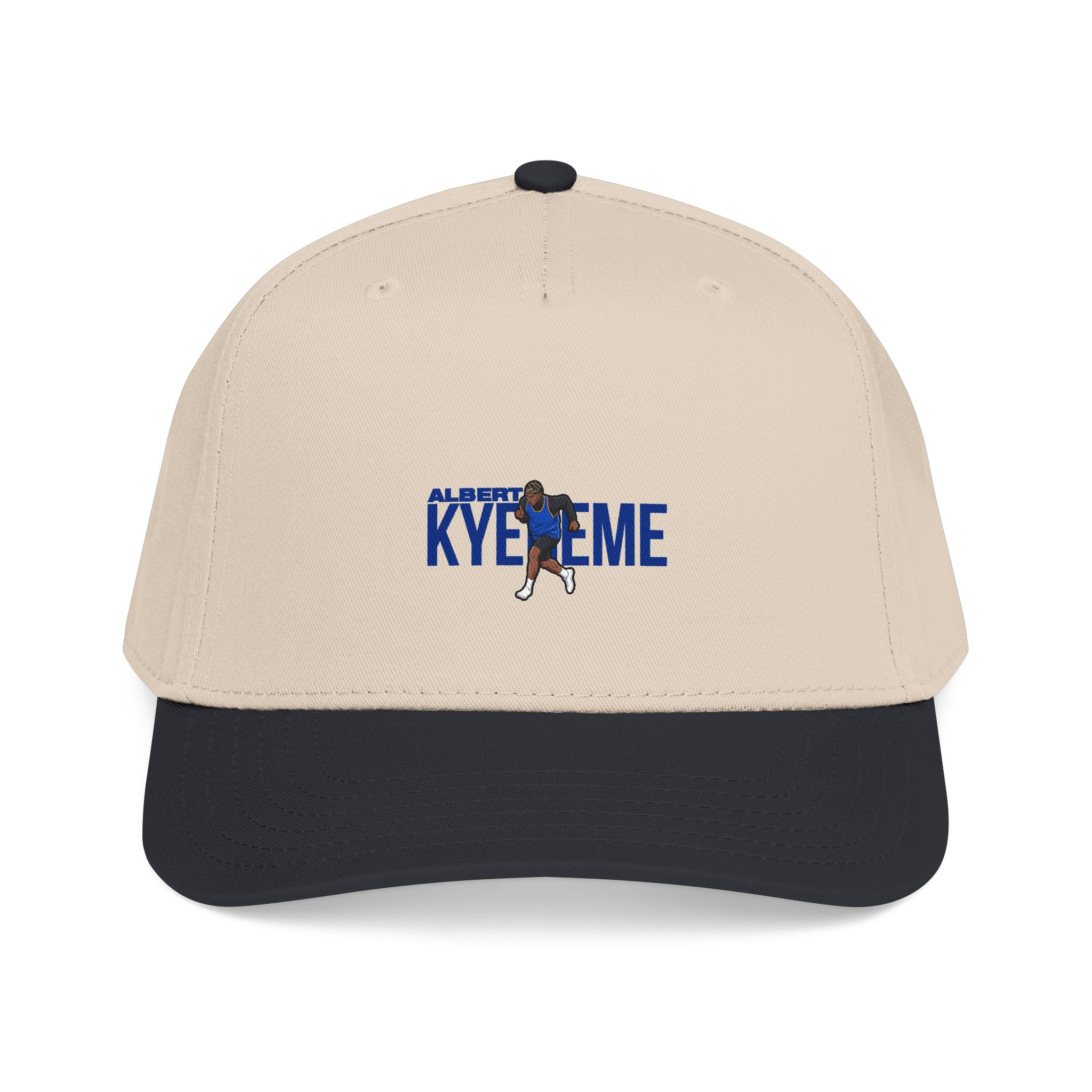 Baseball Cap — character_player_name in Black / Natural