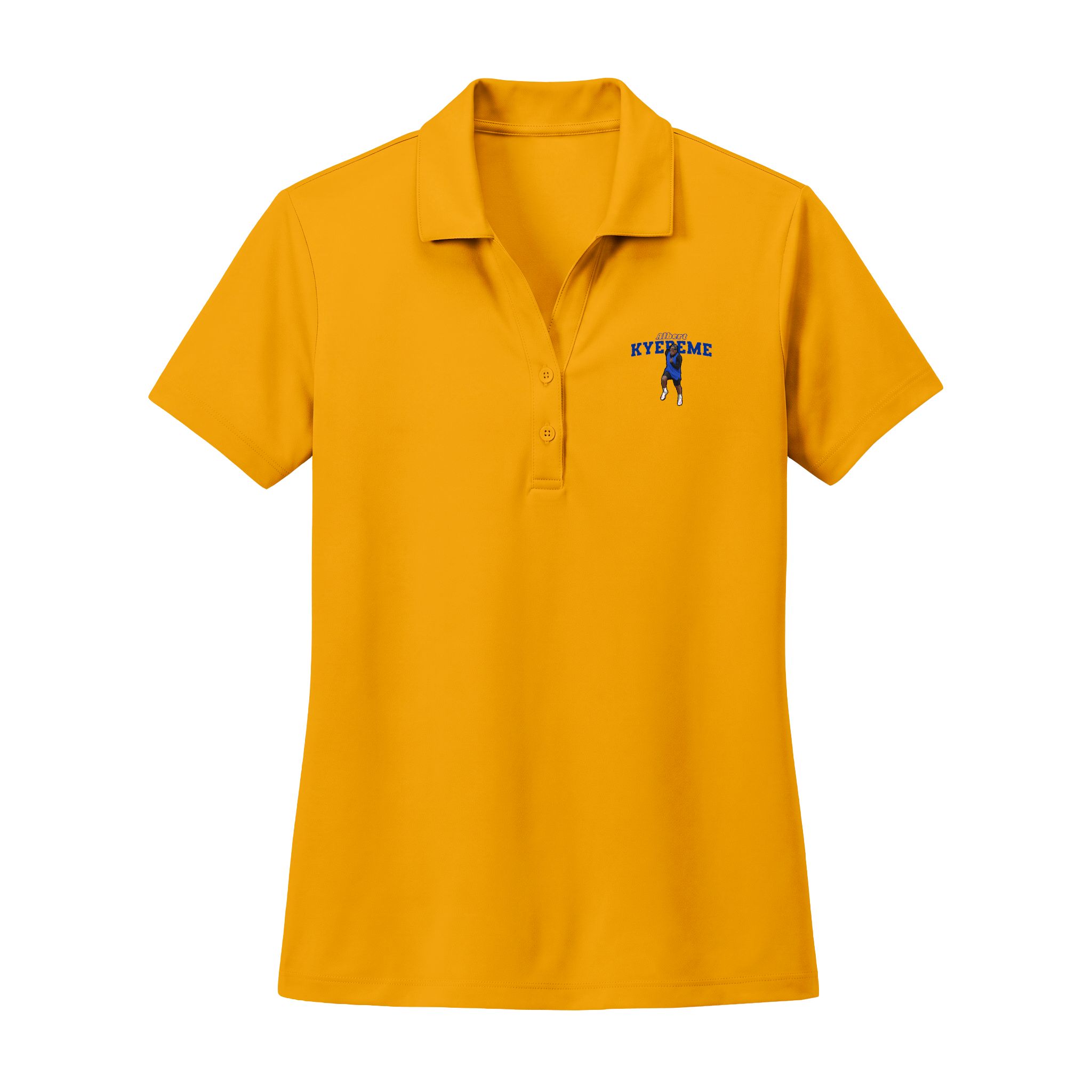 Women's Polo — character_name_arch in Gold