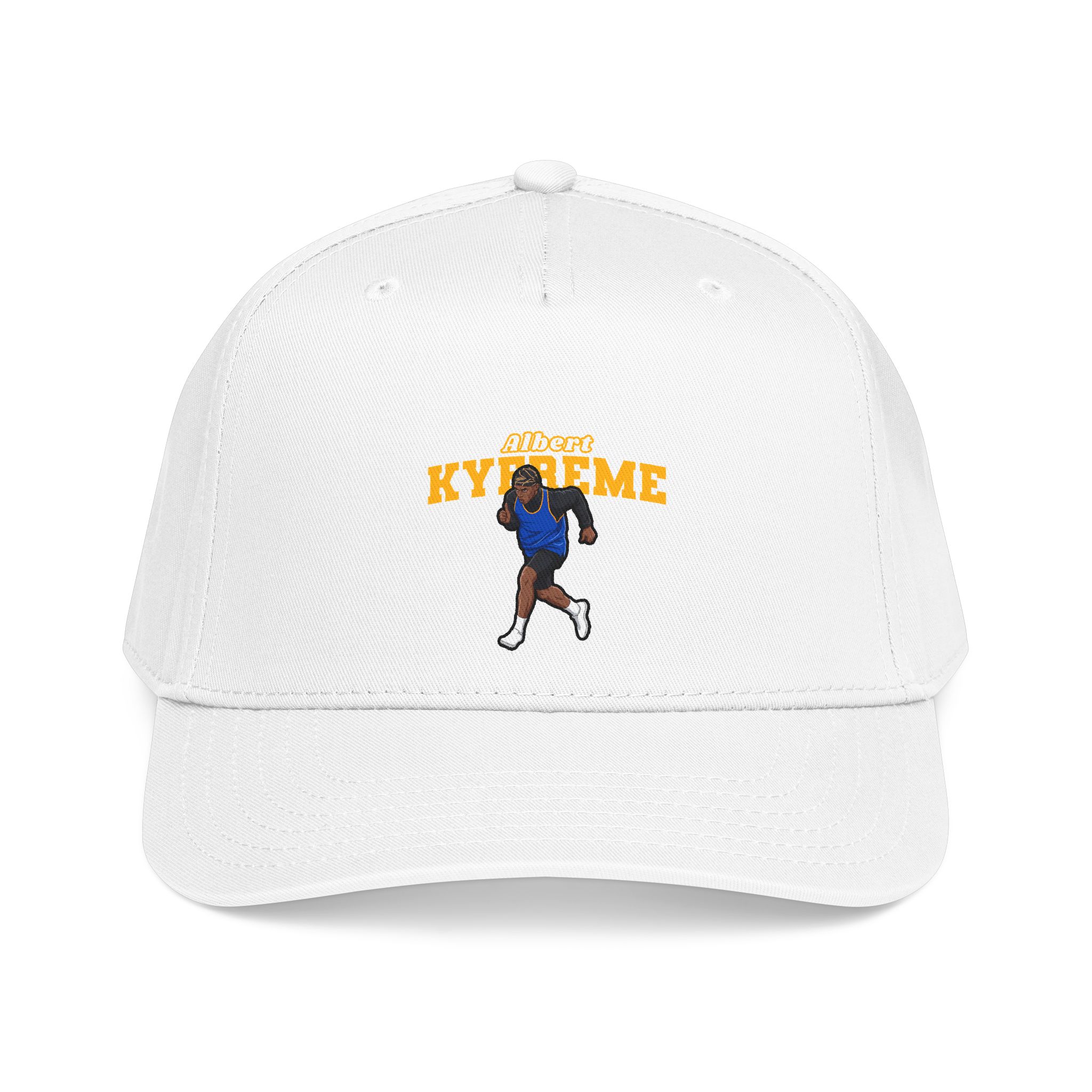 Baseball Cap — character_name_arch in White