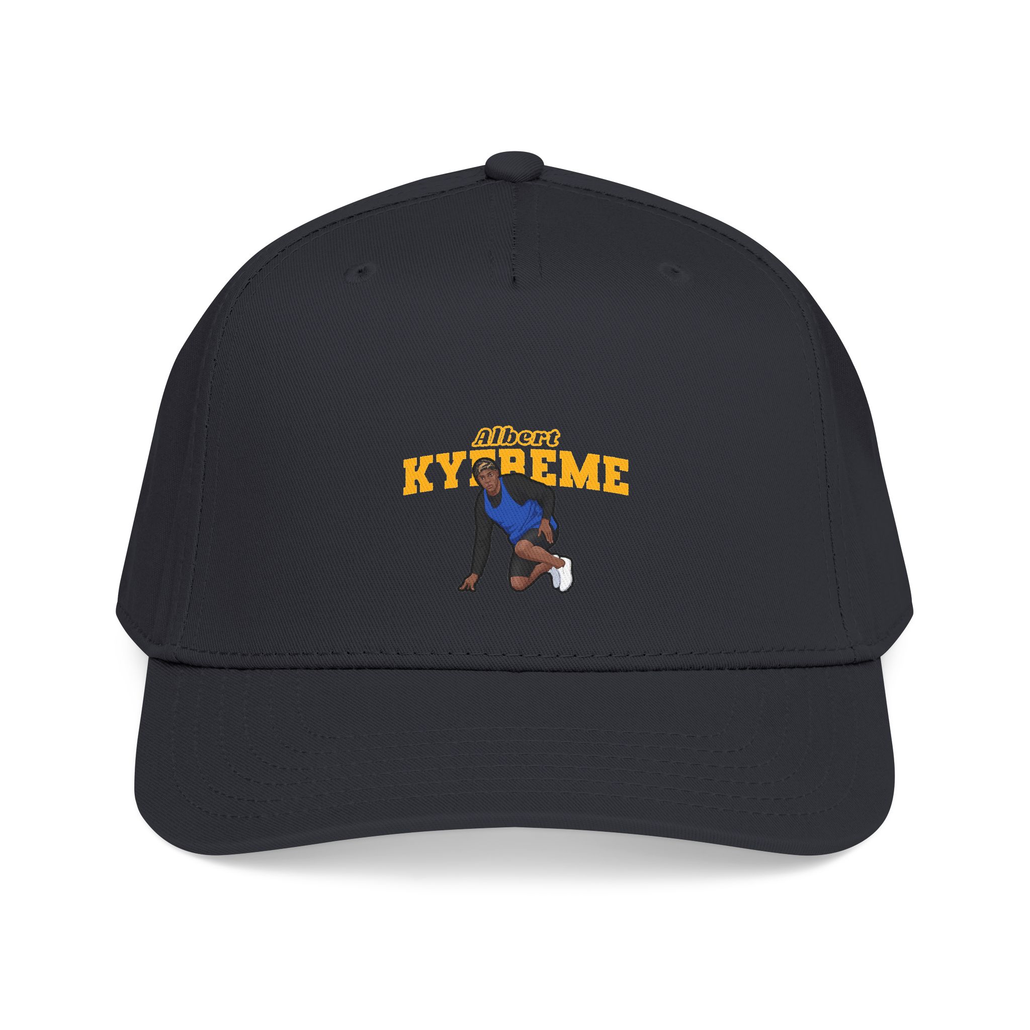 Baseball Cap — character_name_arch in Black