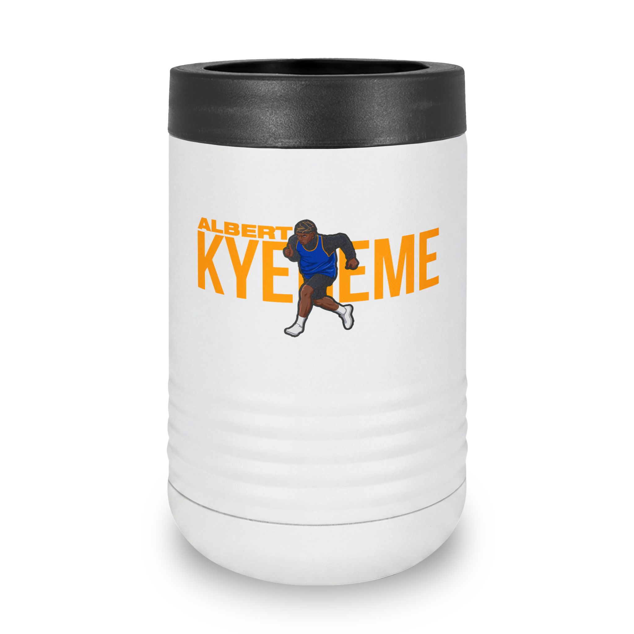 Stainless Can Cooler — character_player_name in White