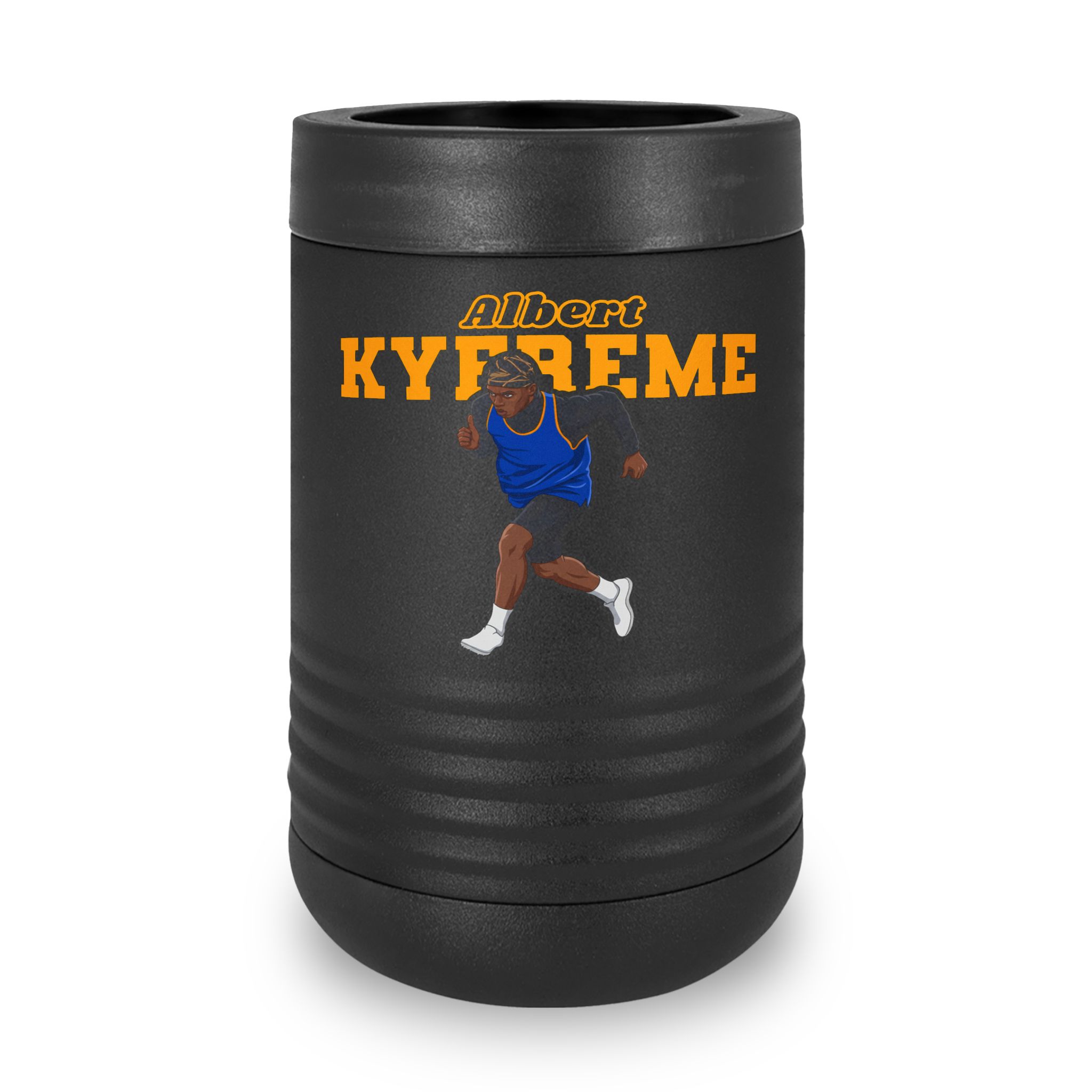 Stainless Can Cooler — character_name_arch in Black