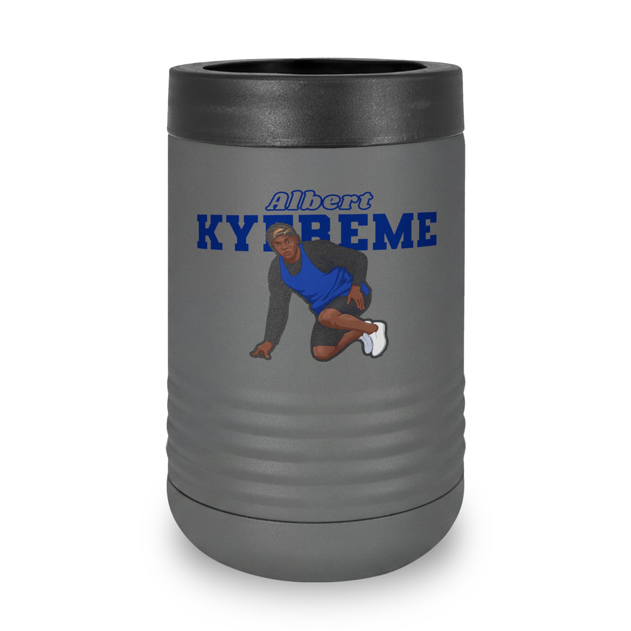Stainless Can Cooler — character_name_arch in Grey