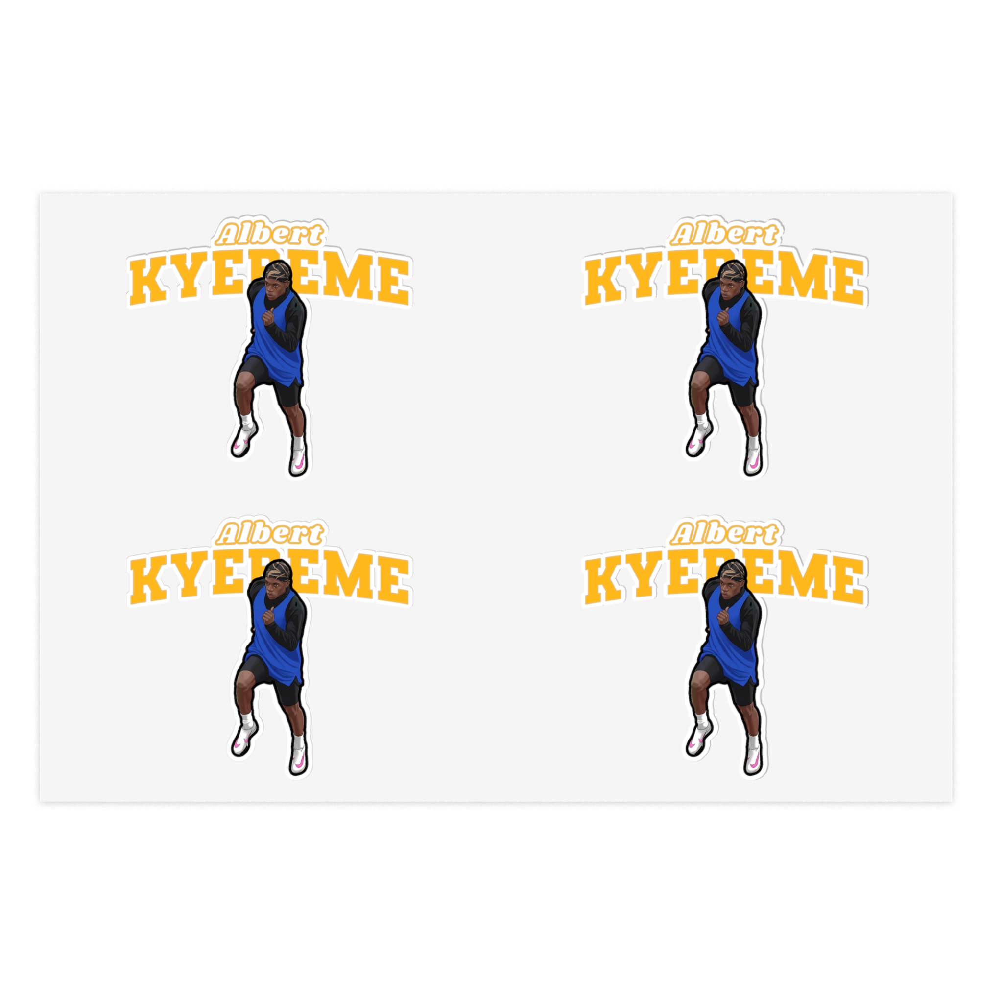 Sticker Sheet — character_name_arch in Classic
