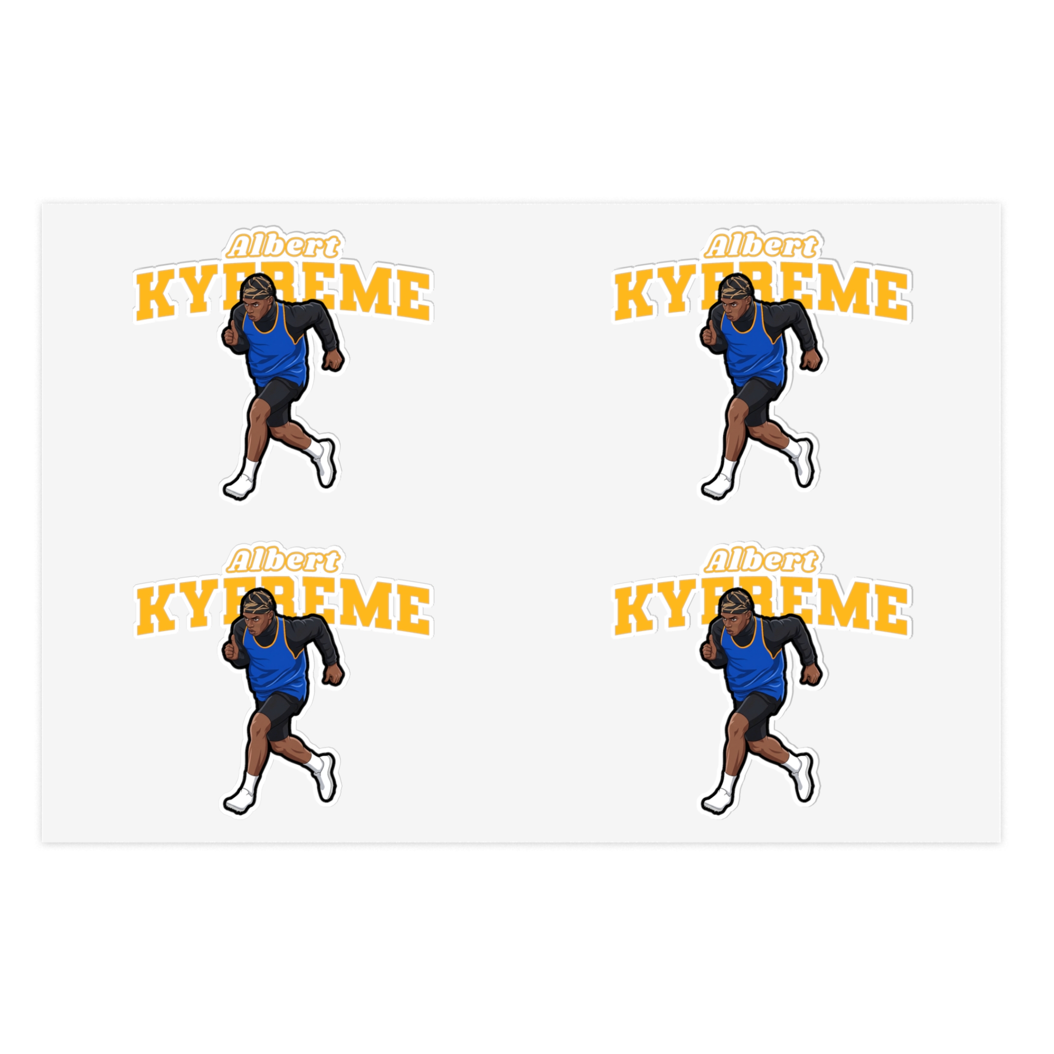 Sticker Sheet — character_name_arch in Classic