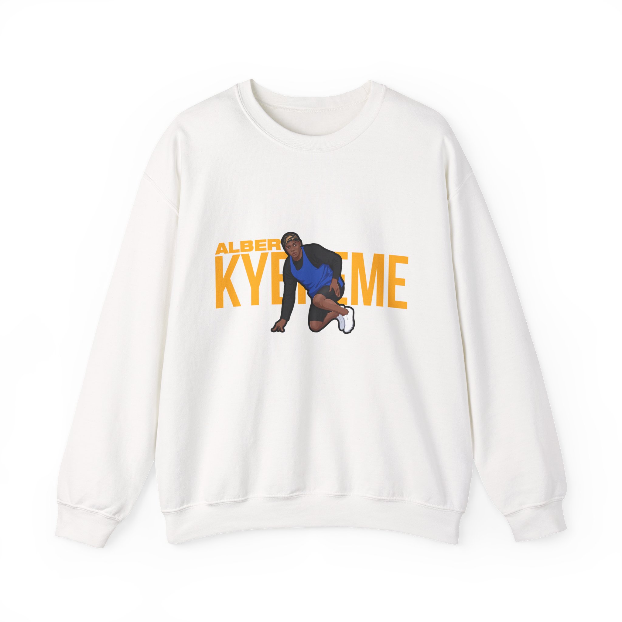 Crewneck Sweatshirt — character_player_name in White