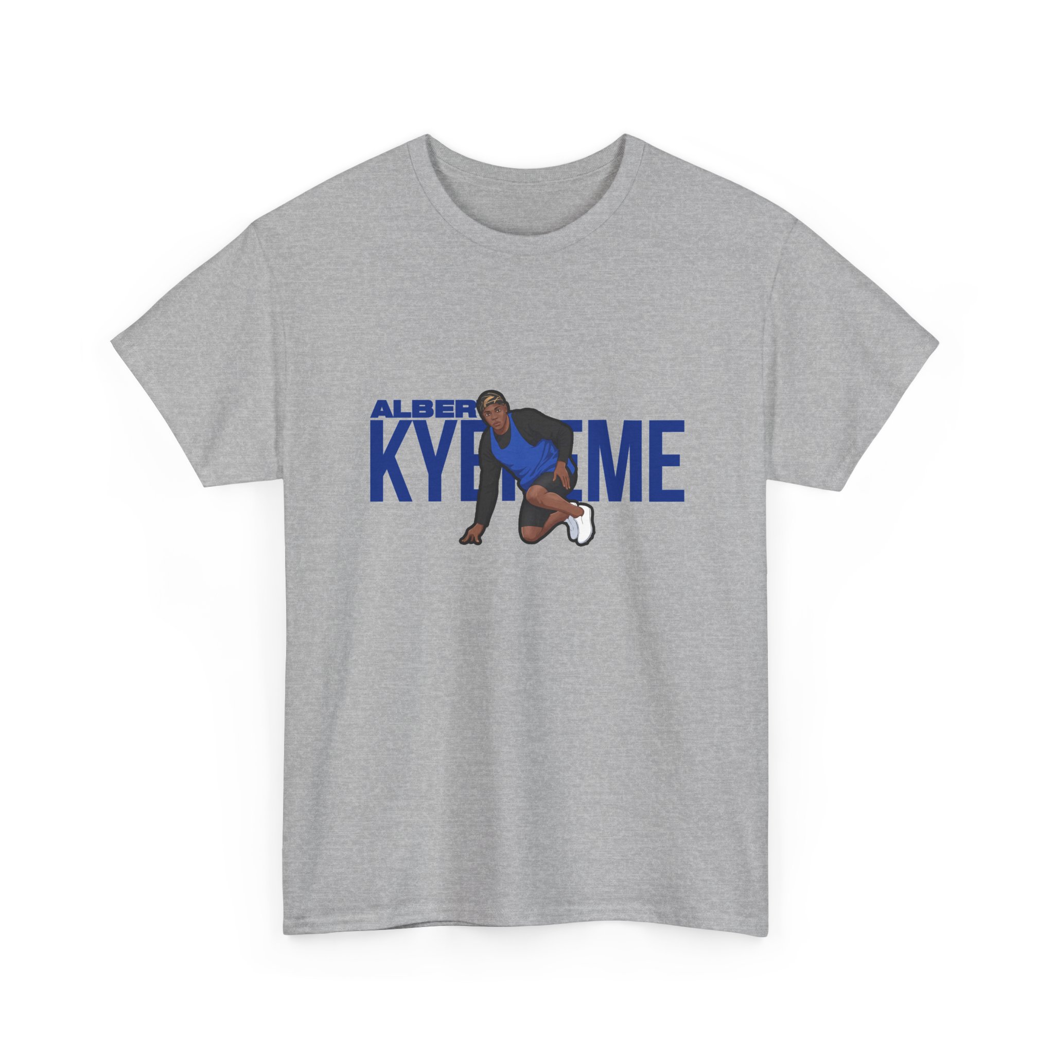 Tee — character_player_name in Grey