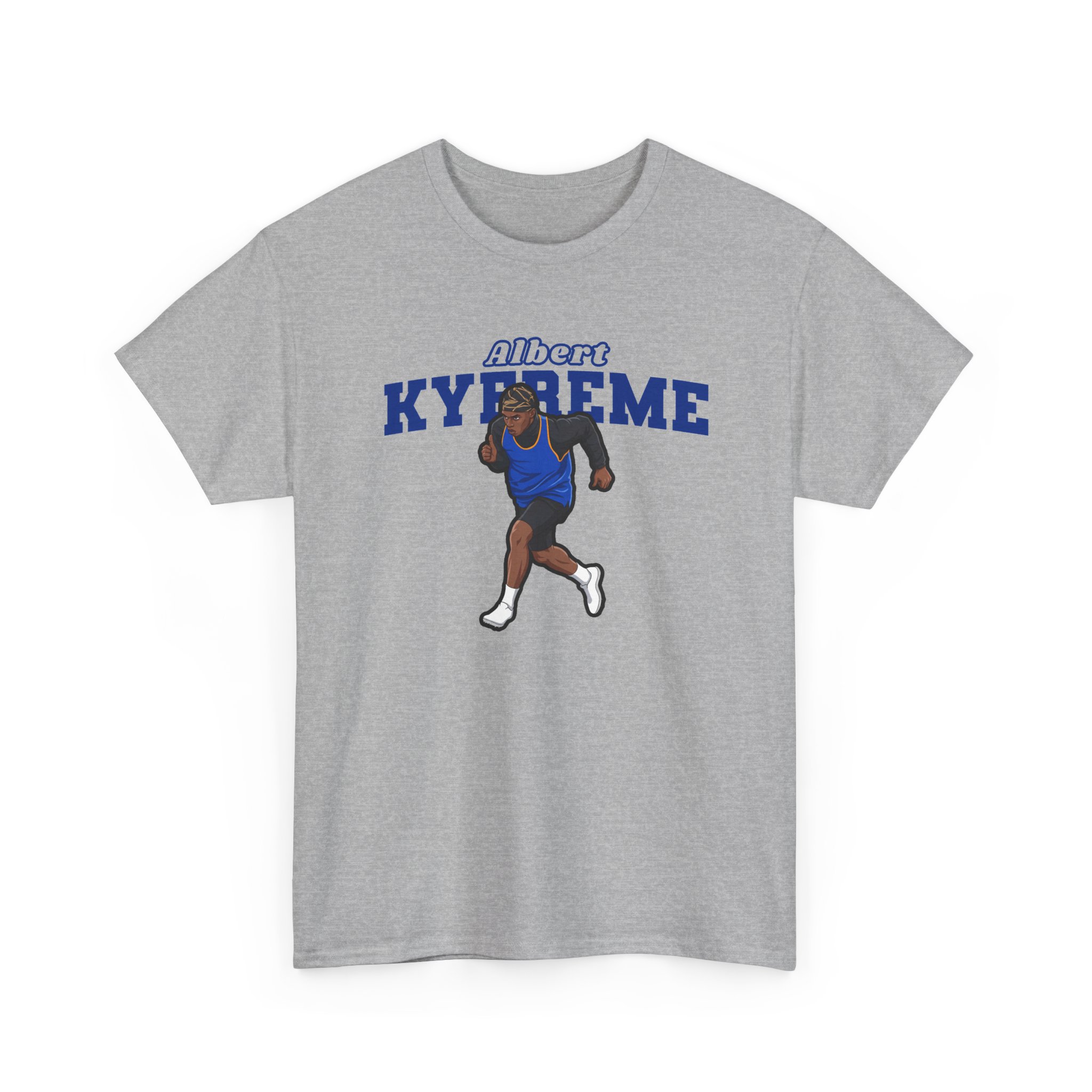 Tee — character_name_arch in Grey