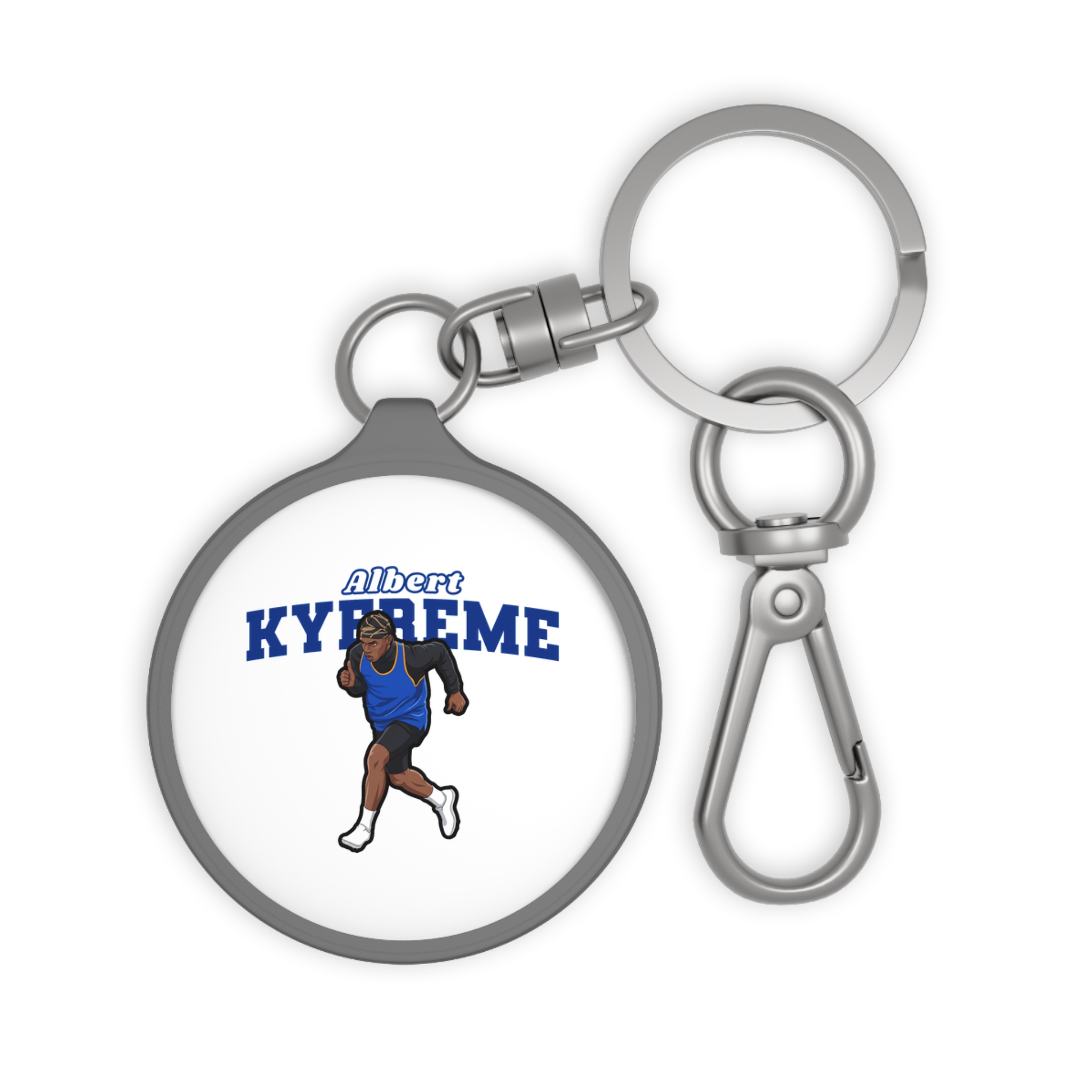 Keychain — character_name_arch in Grey