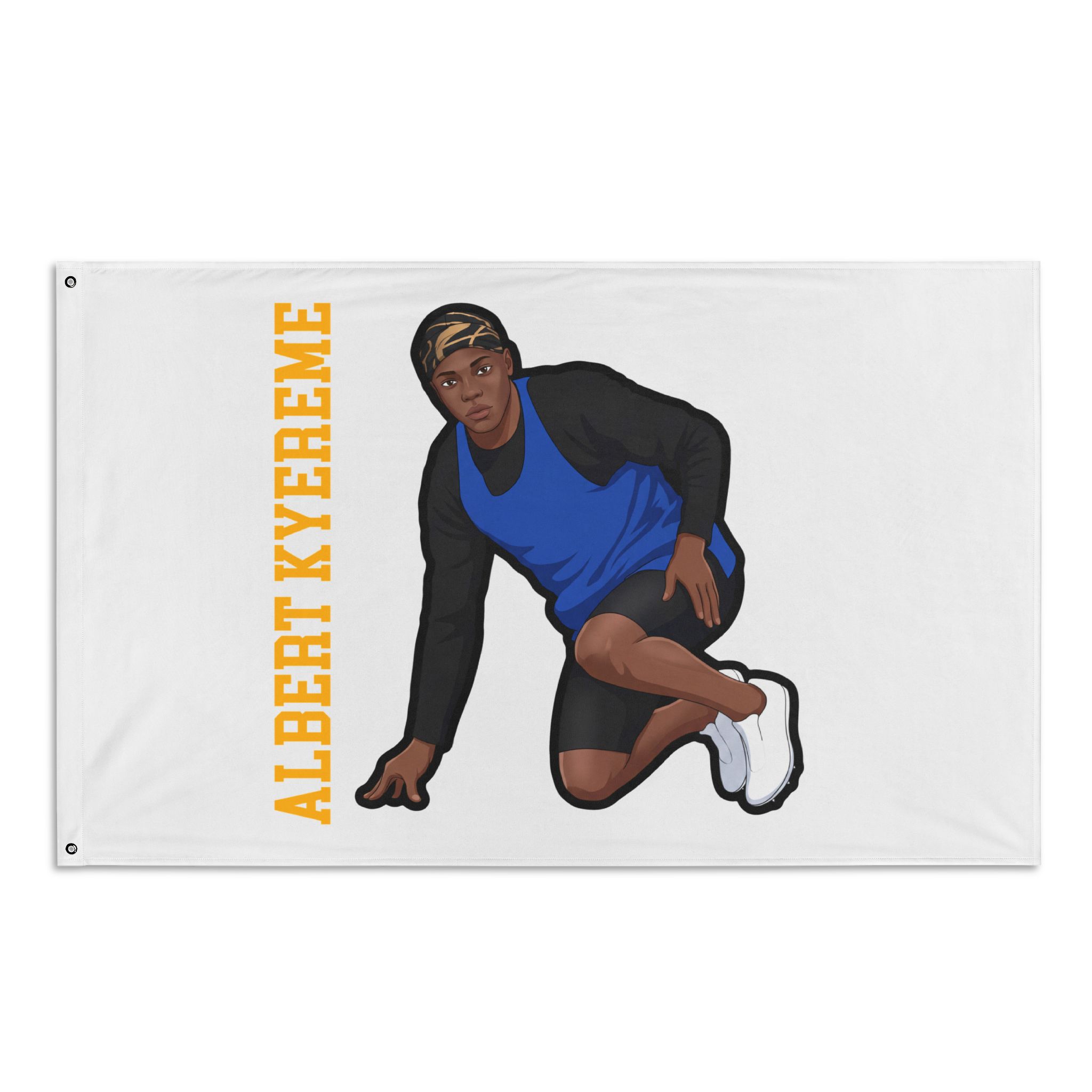 Flag (35 × 56 in) — character_name_vertical in Classic
