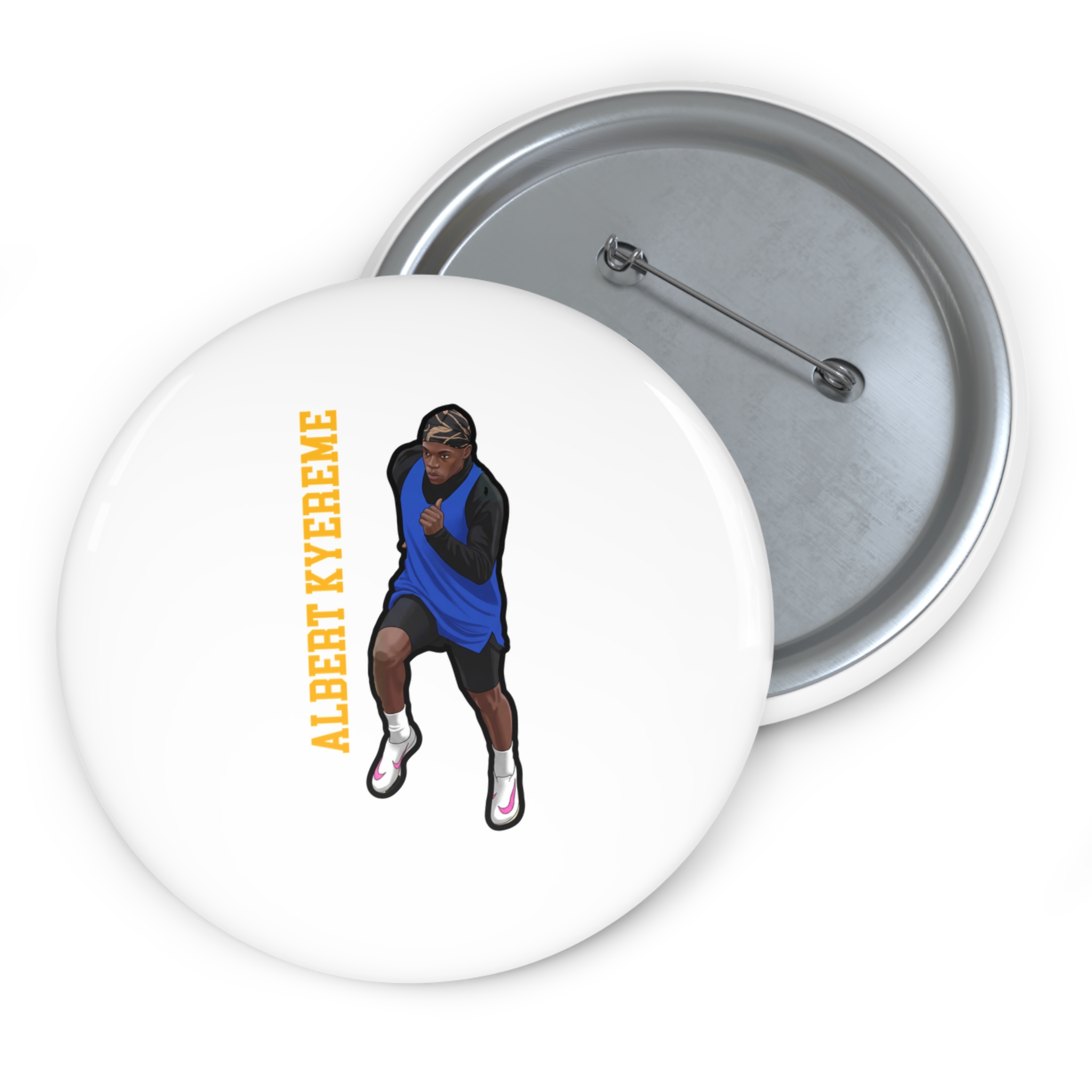 Game Day Pin — character_name_vertical in Classic