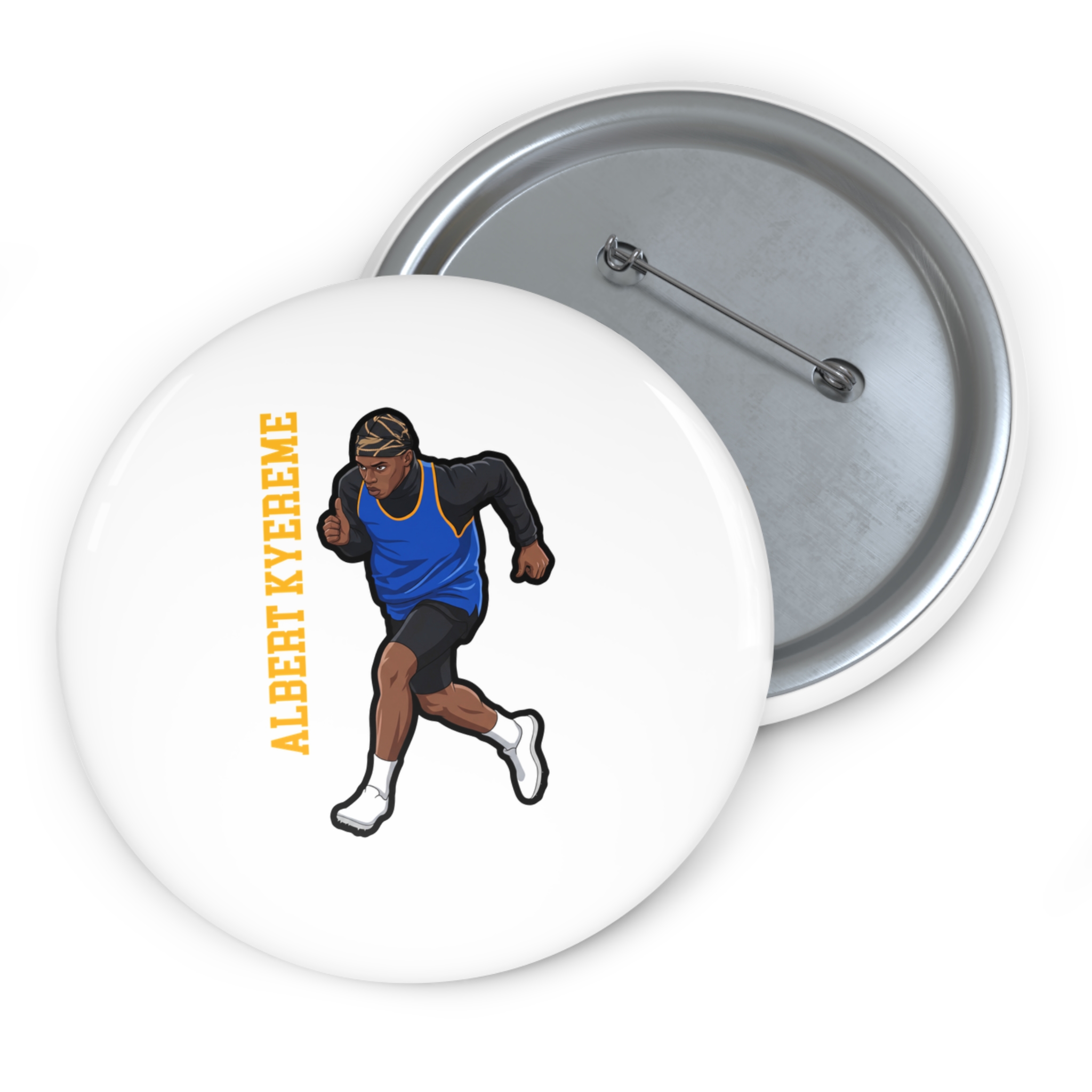 Game Day Pin — character_name_vertical in Classic