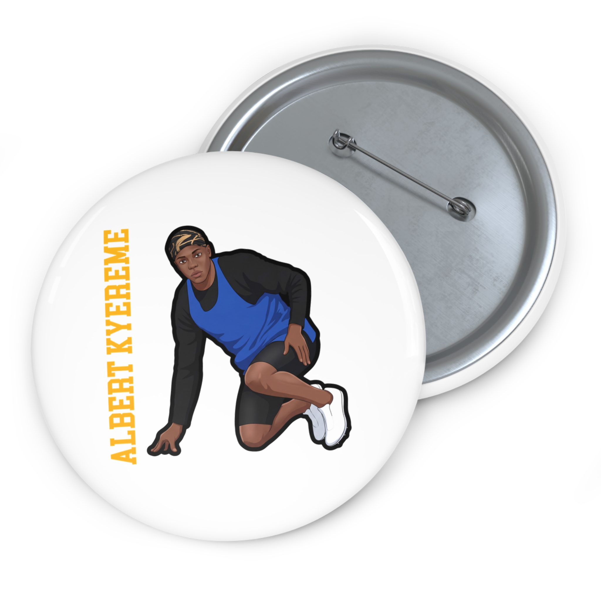 Game Day Pin — character_name_vertical in Classic
