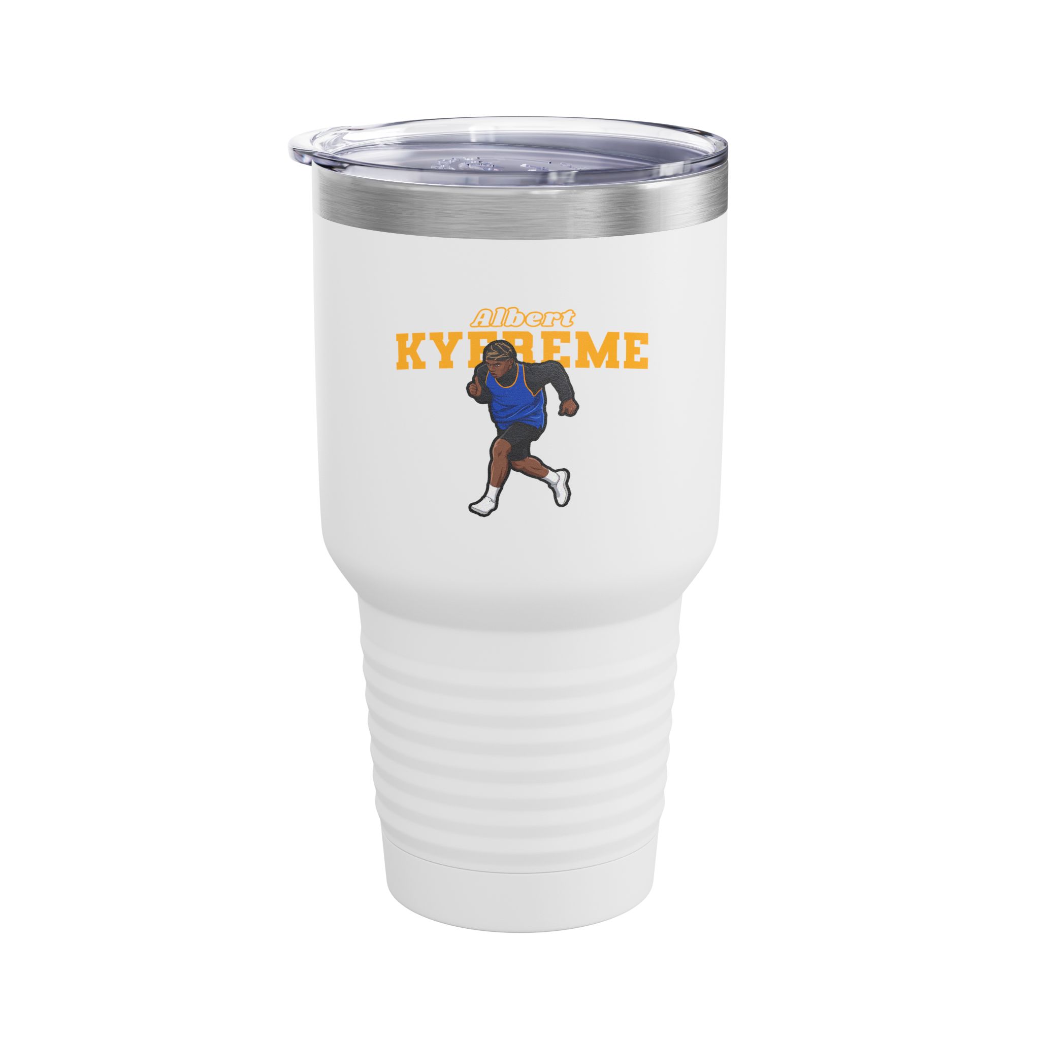 30oz Tumbler — character_name_arch in White
