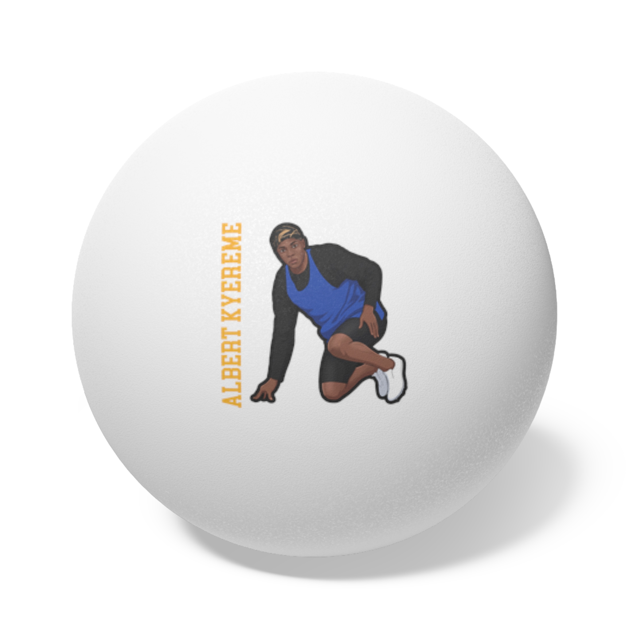 Ping Pong Balls, 6 pcs — character_name_vertical in White