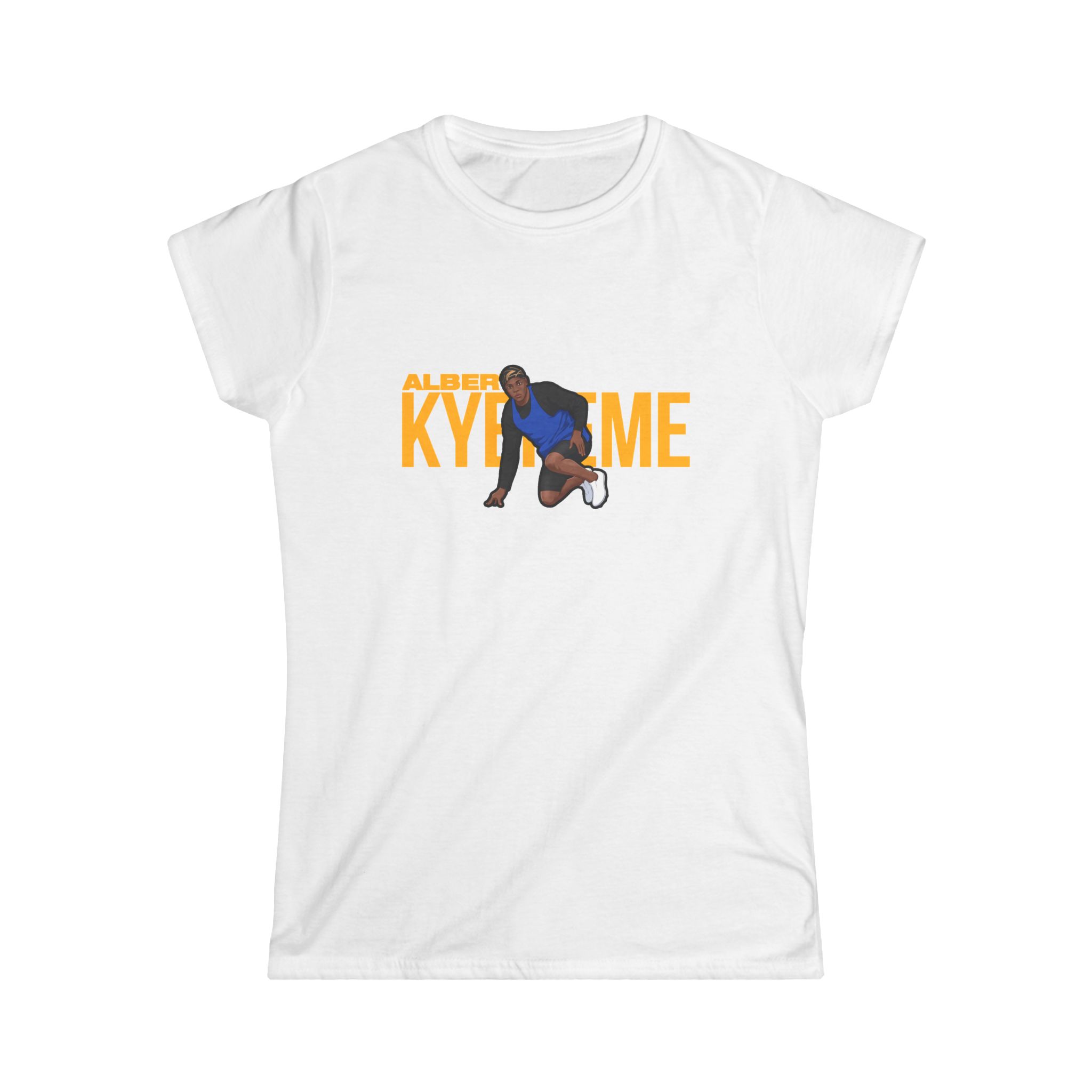 Women's Softstyle Tee — character_player_name in White