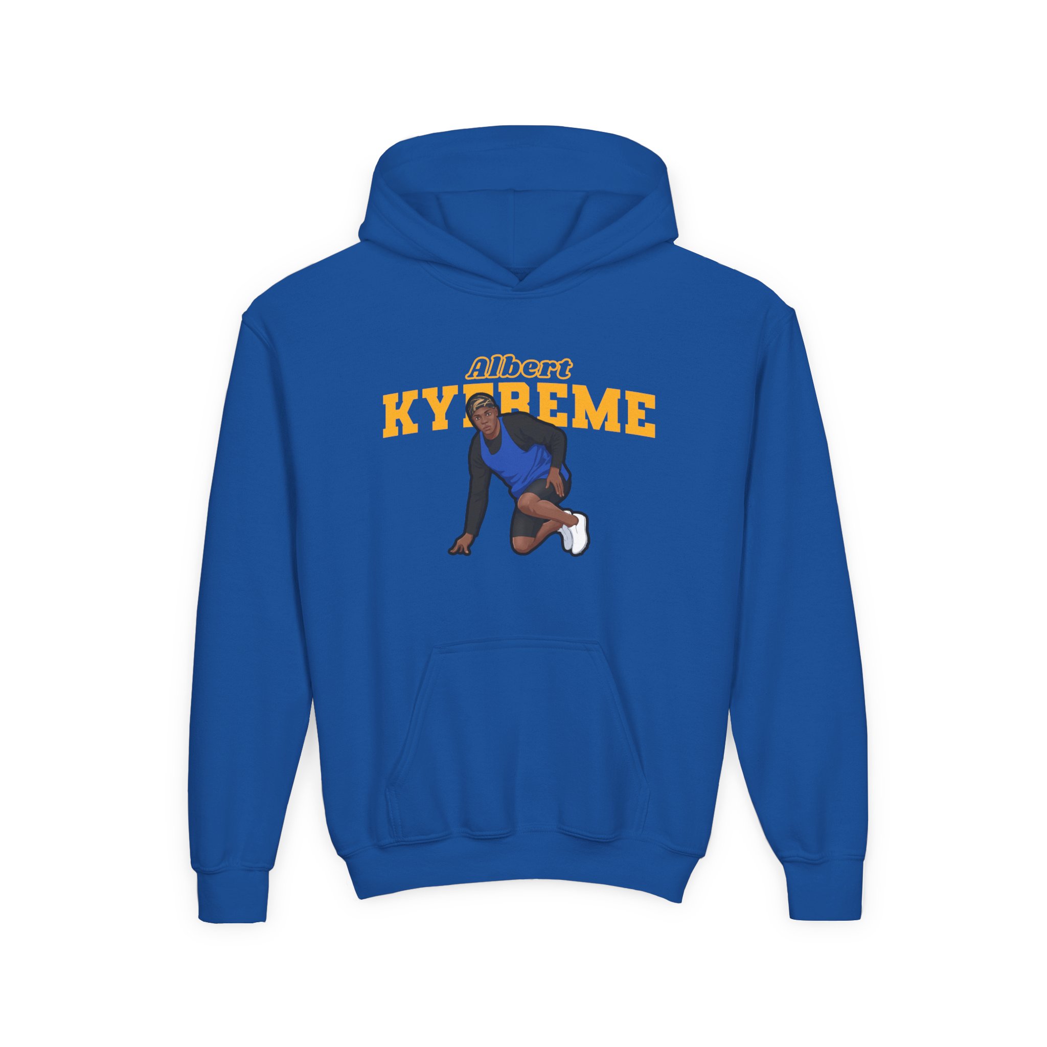 Youth Hoodie — character_name_arch in Royal