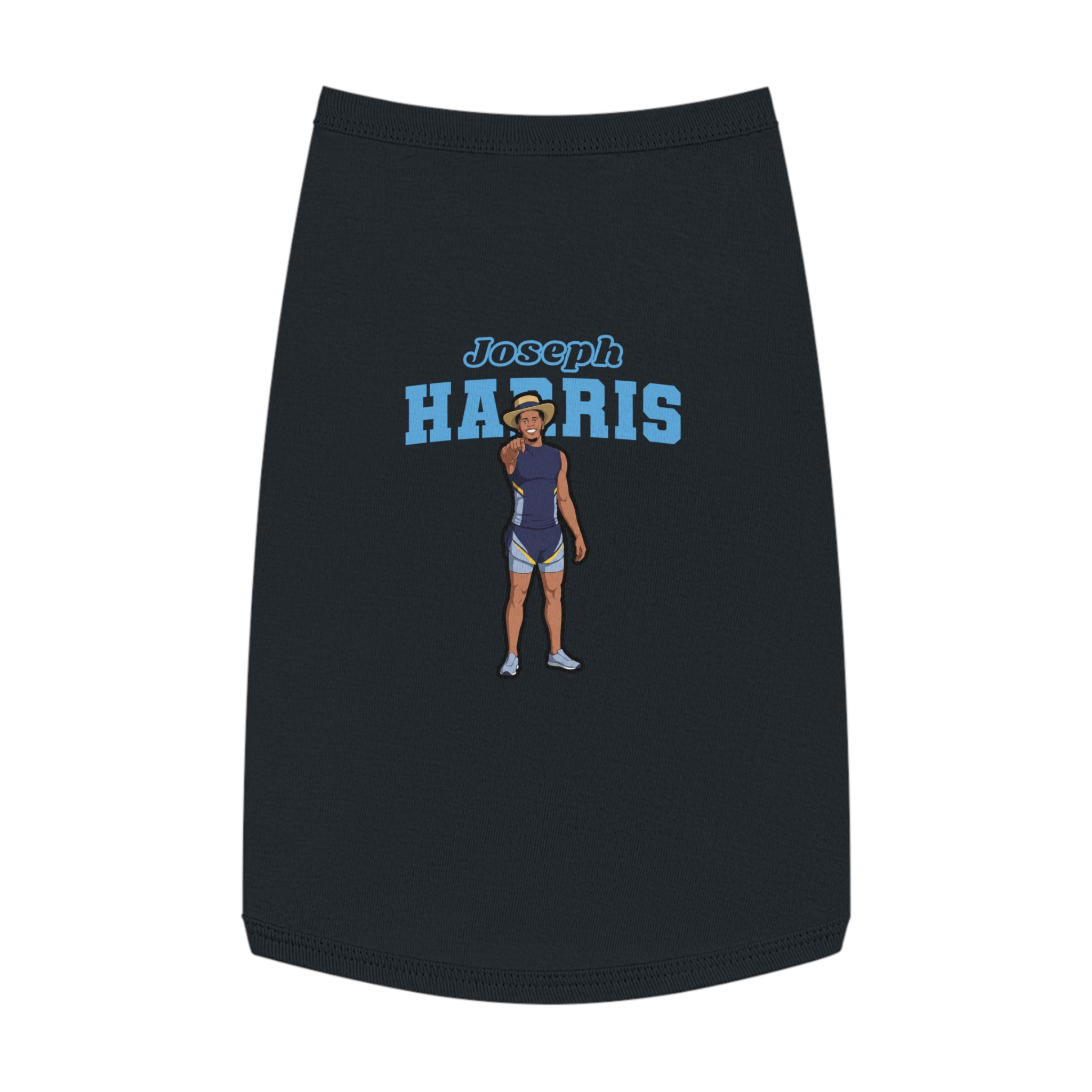 Pet Tank Top — character_name_arch in White