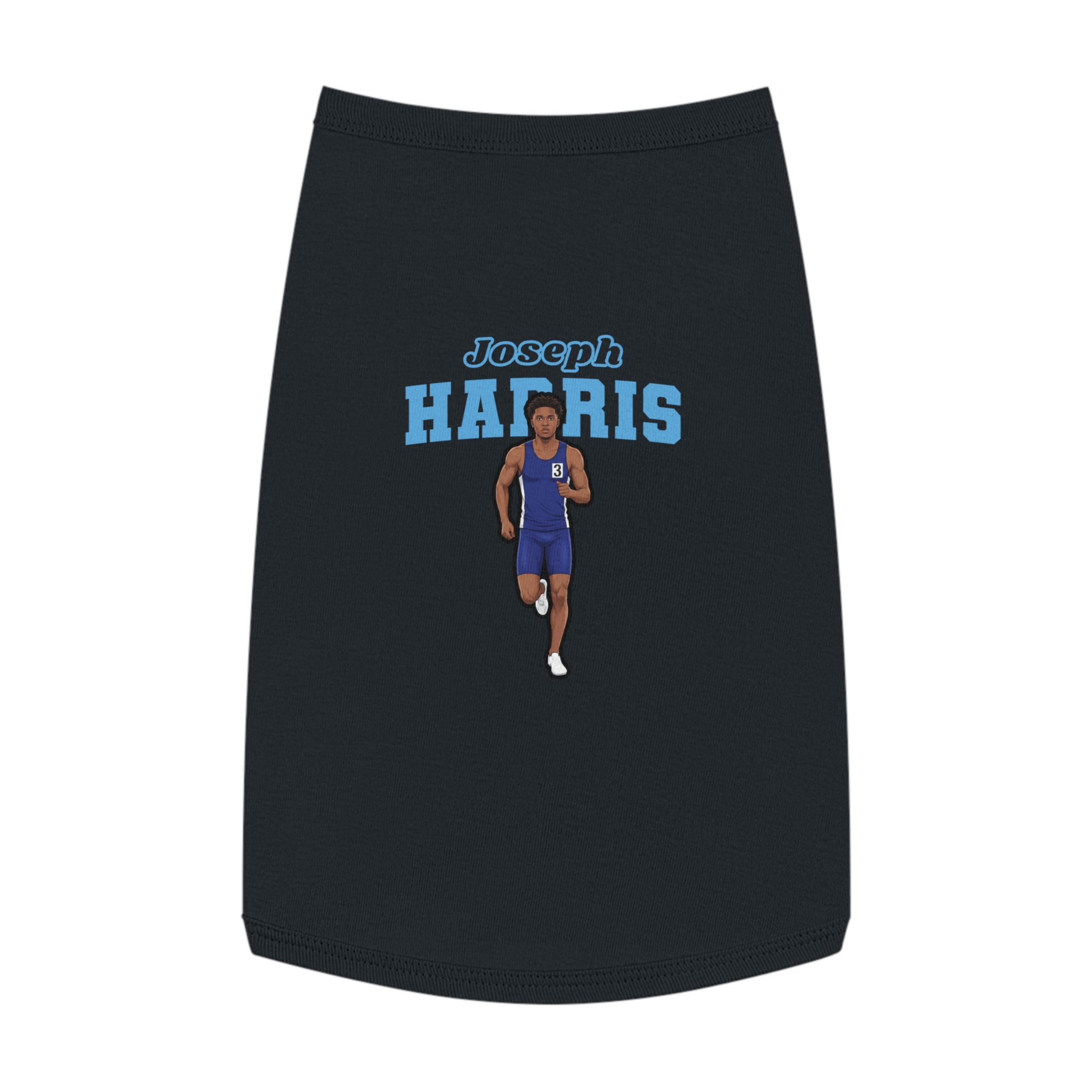 Pet Tank Top — character_name_arch in Black