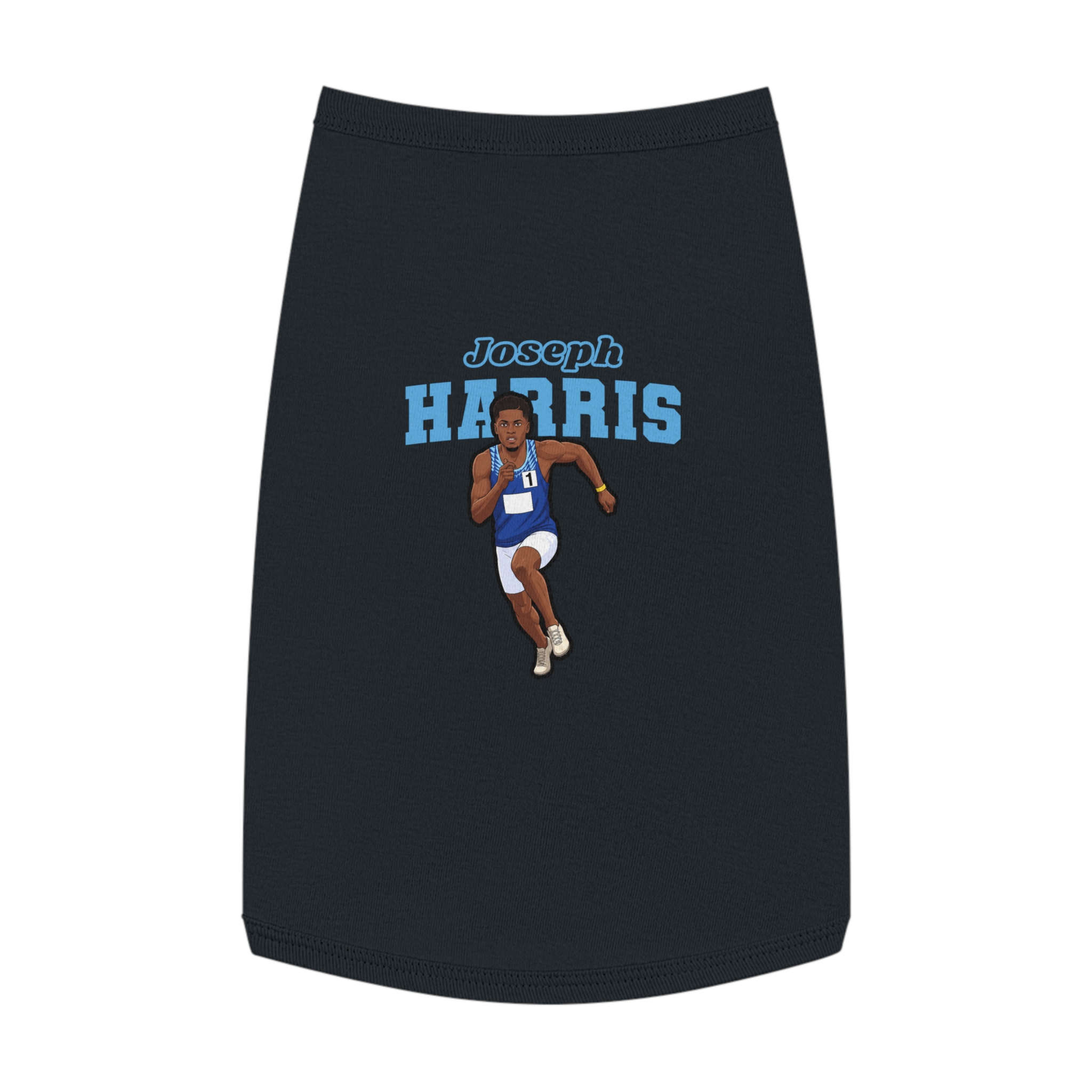 Pet Tank Top — character_name_arch in Black