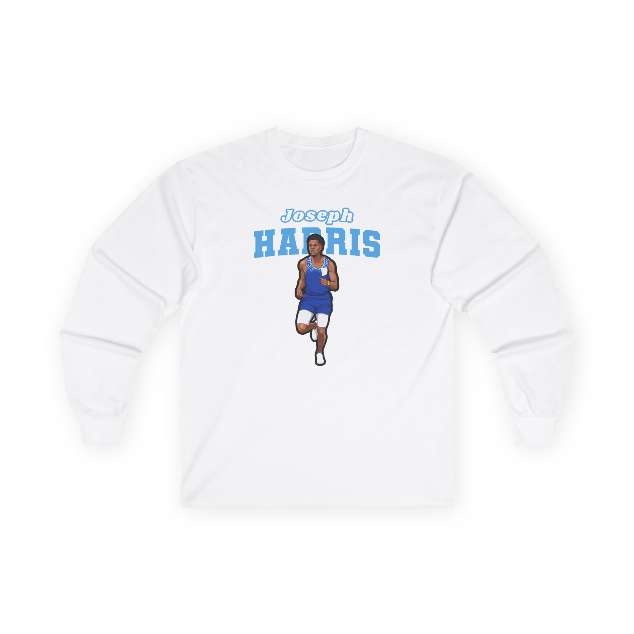 Long Sleeve Tee — character_name_arch in White
