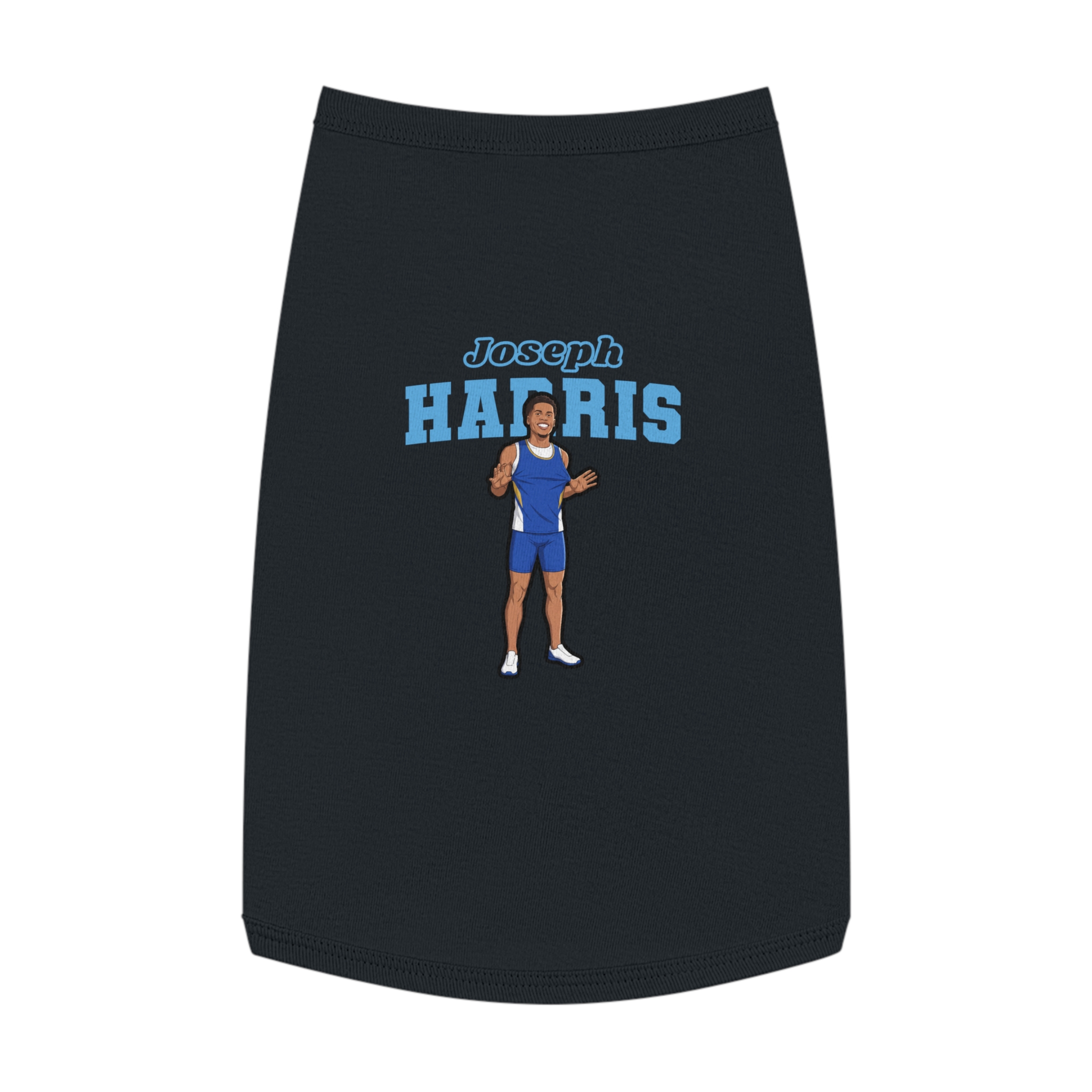 Pet Tank Top — character_name_arch in Black