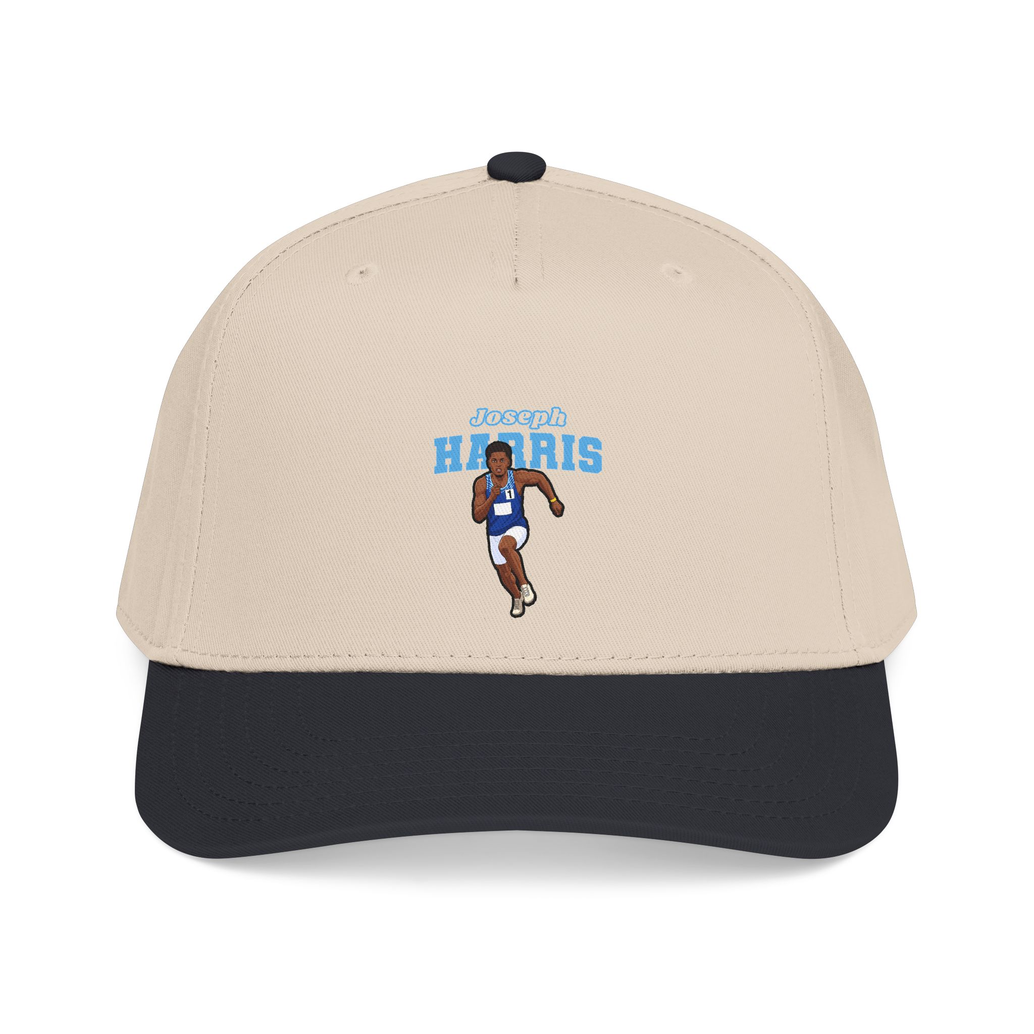 Baseball Cap — character_name_arch in Black / Natural