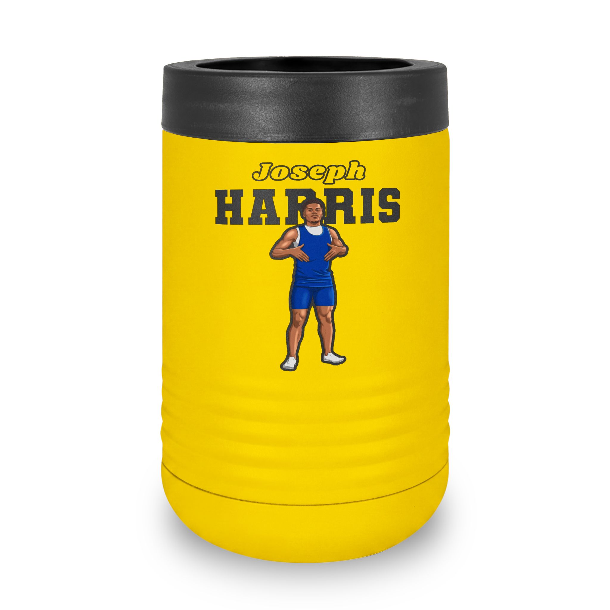Stainless Can Cooler — character_name_arch in Yellow