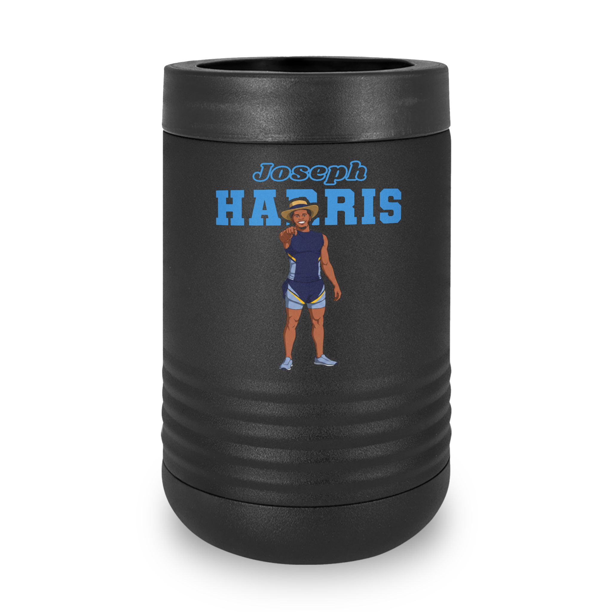 Stainless Can Cooler — character_name_arch in Black