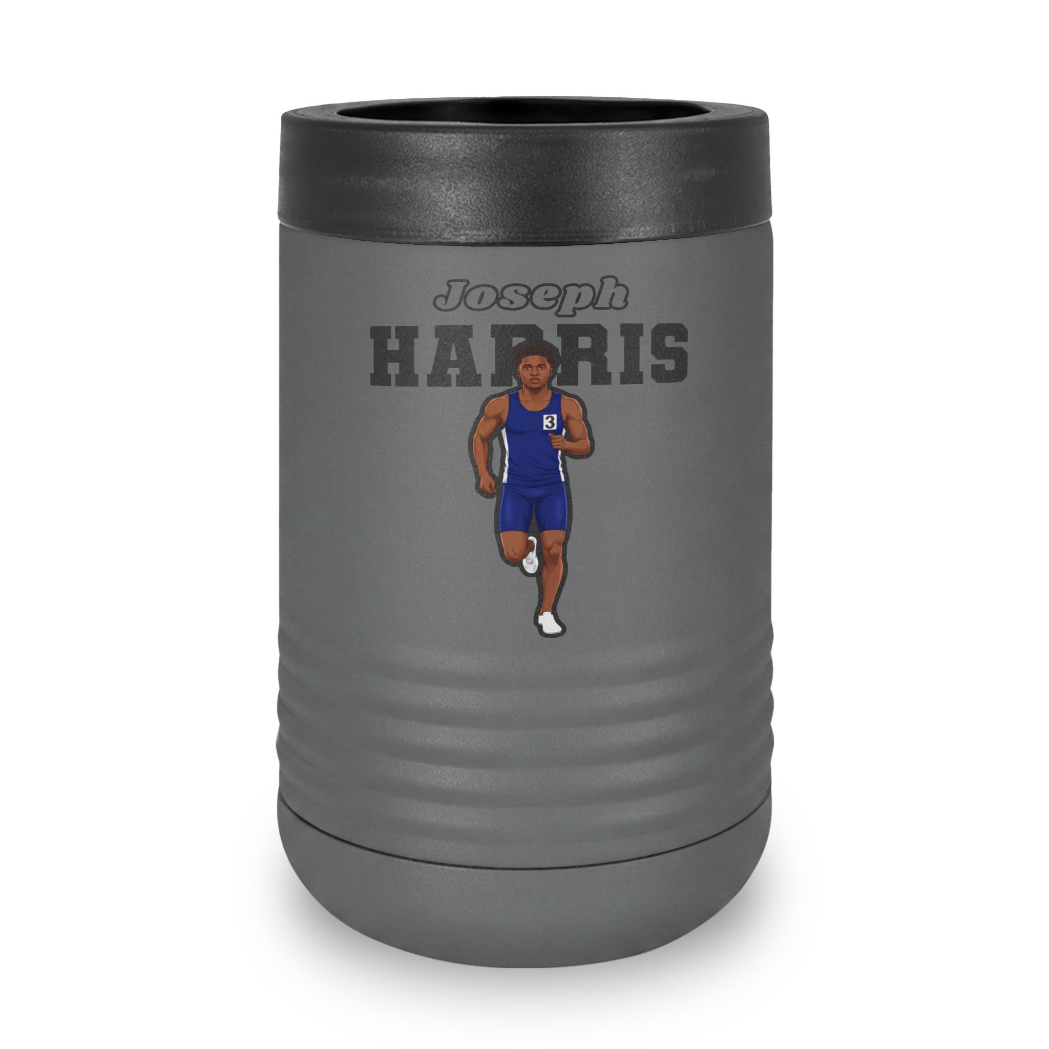 Stainless Can Cooler — character_name_arch in Grey