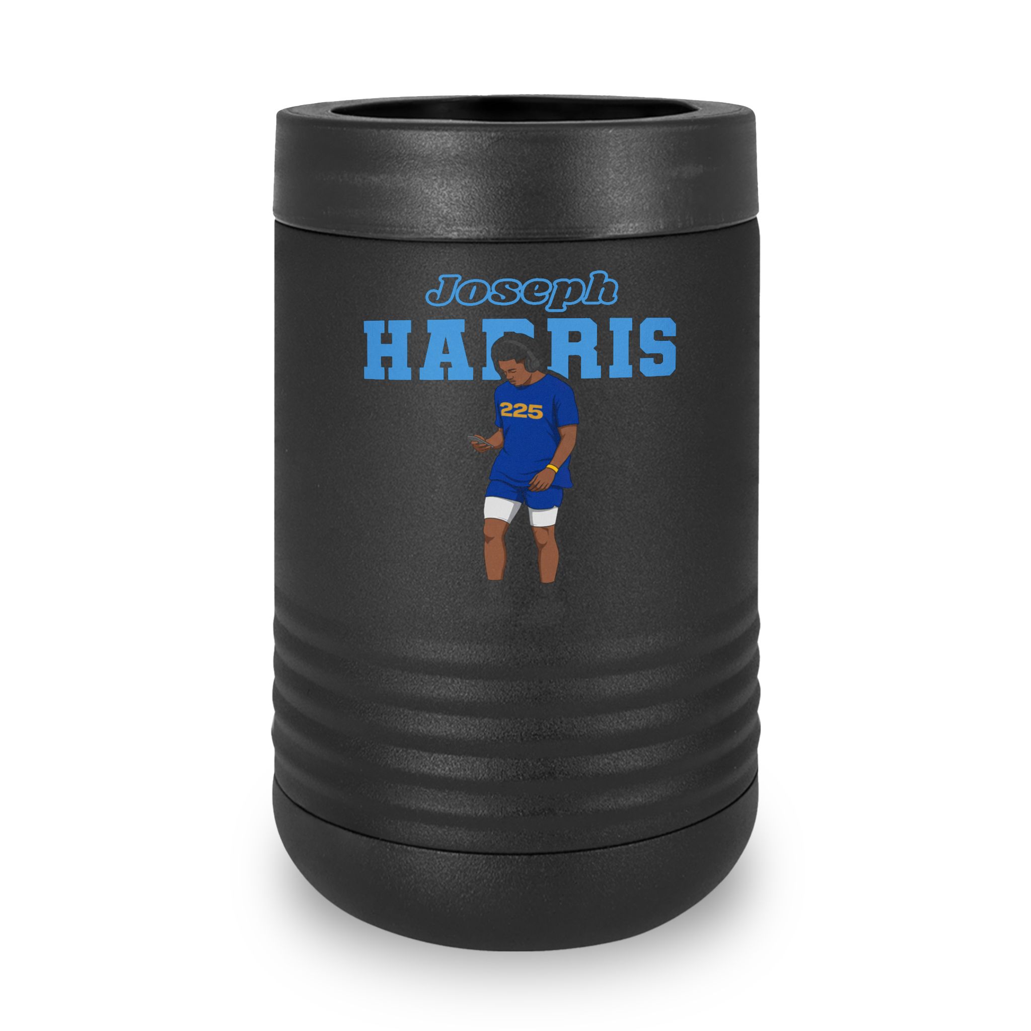 Stainless Can Cooler — character_name_arch in Black