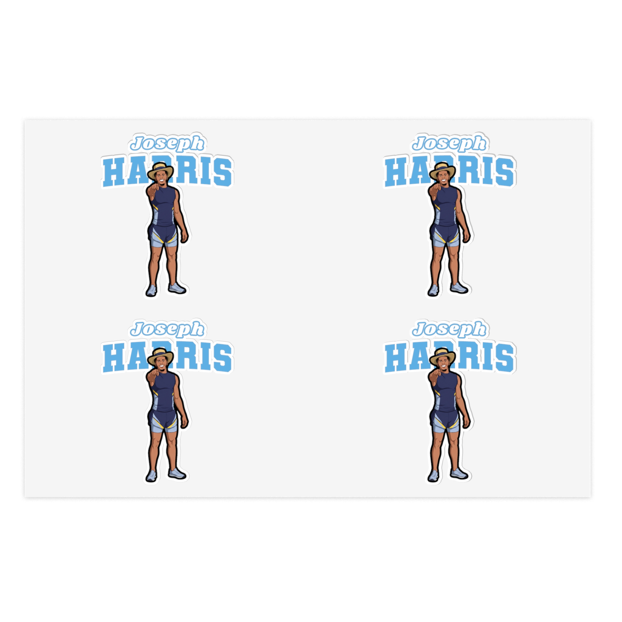 Sticker Sheet — character_name_arch in Classic