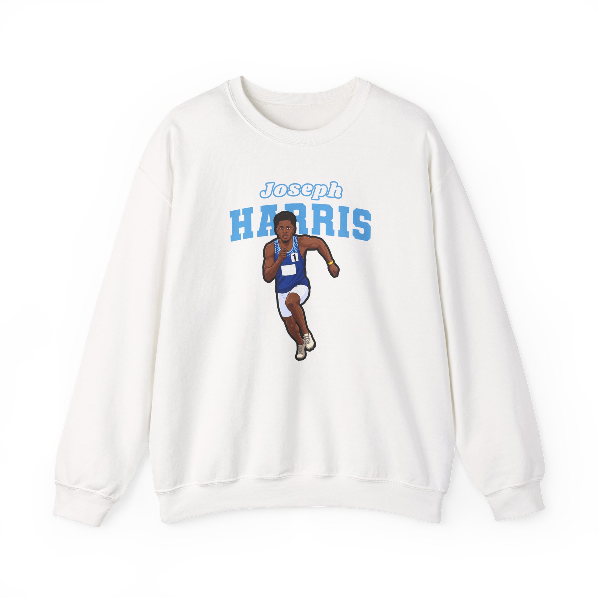 Crewneck Sweatshirt — character_name_arch in White