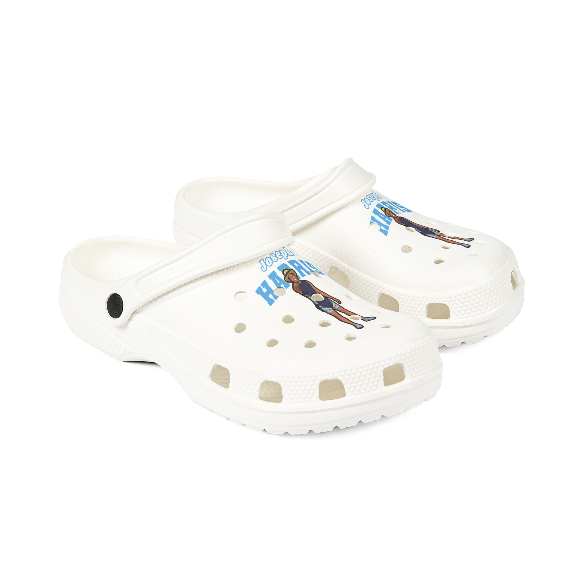 Rubber Clogs — character_name_arch in White