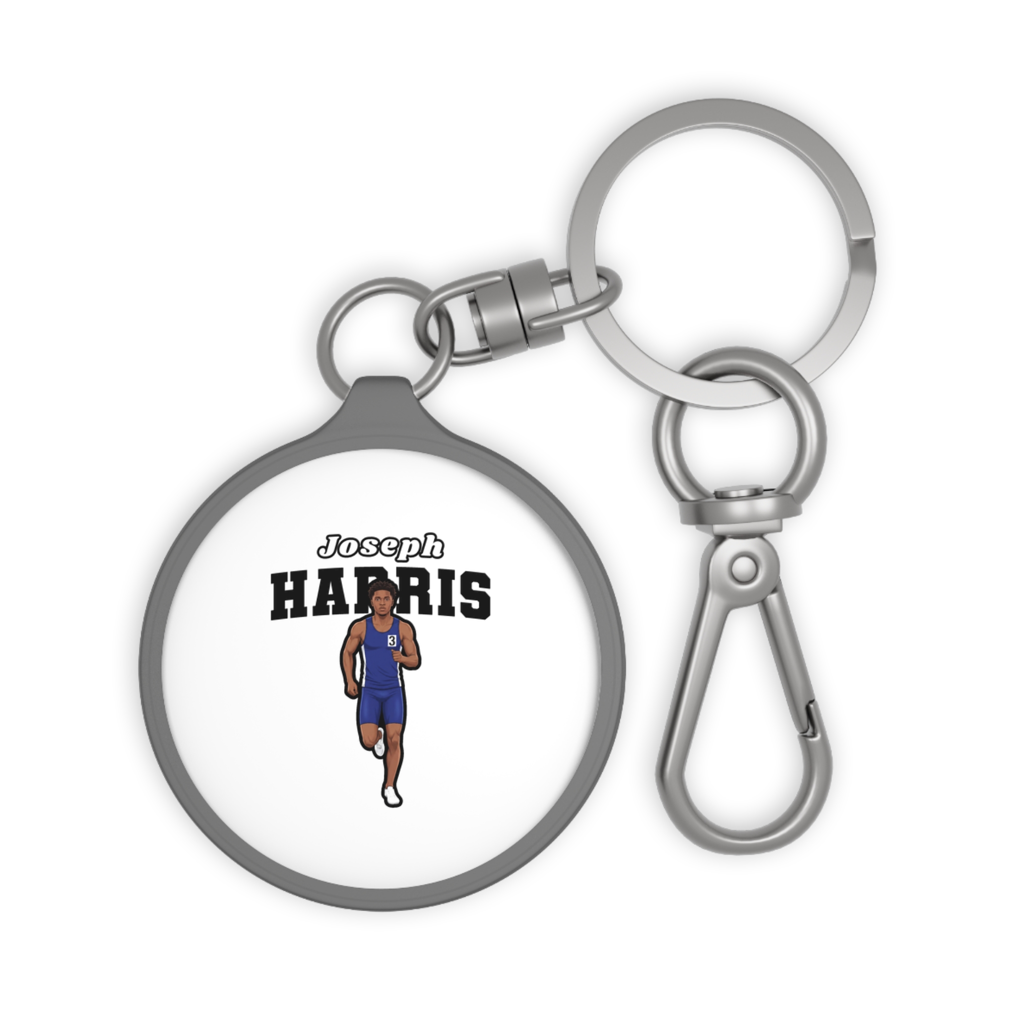 Keychain — character_name_arch in Grey