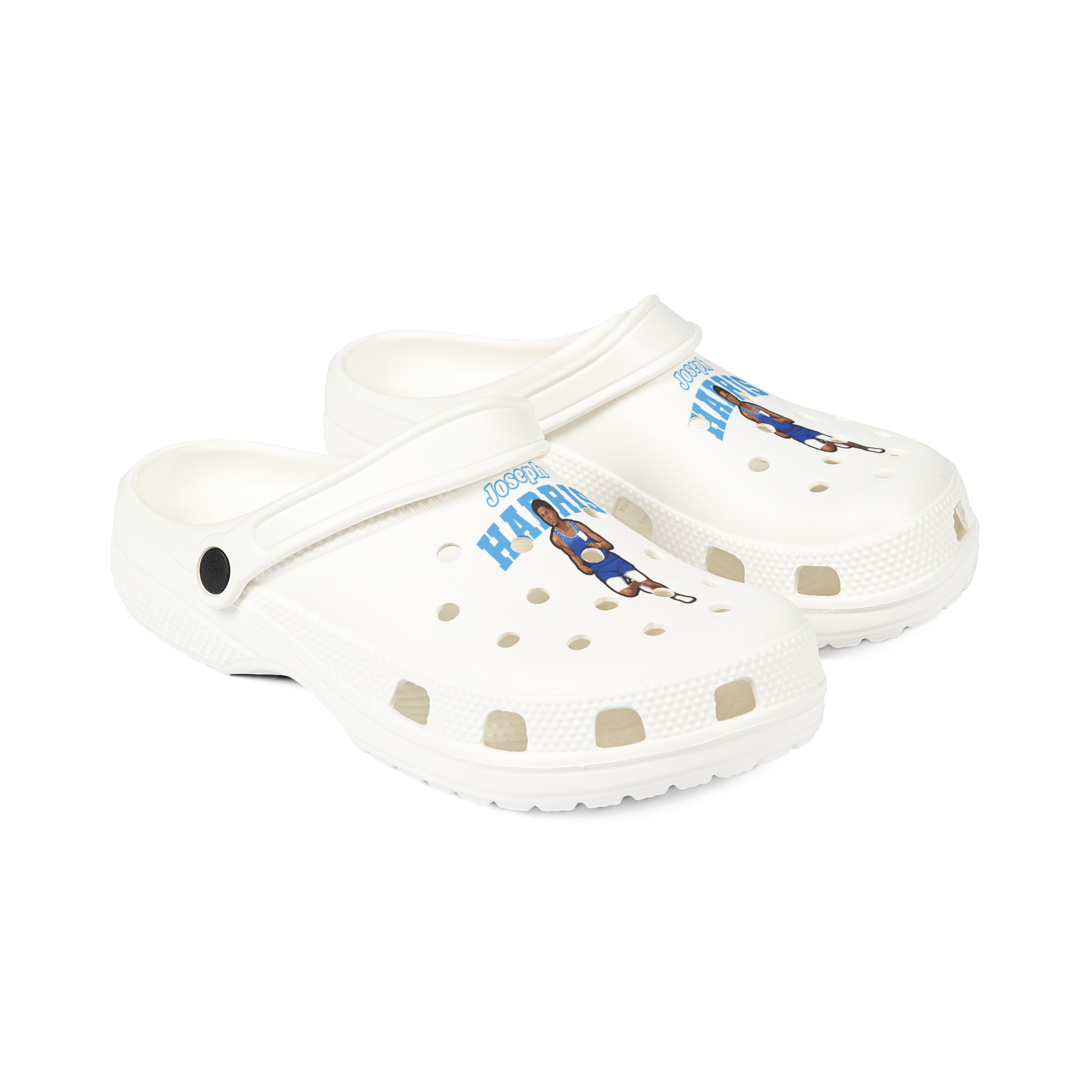 Rubber Clogs — character_name_arch in White