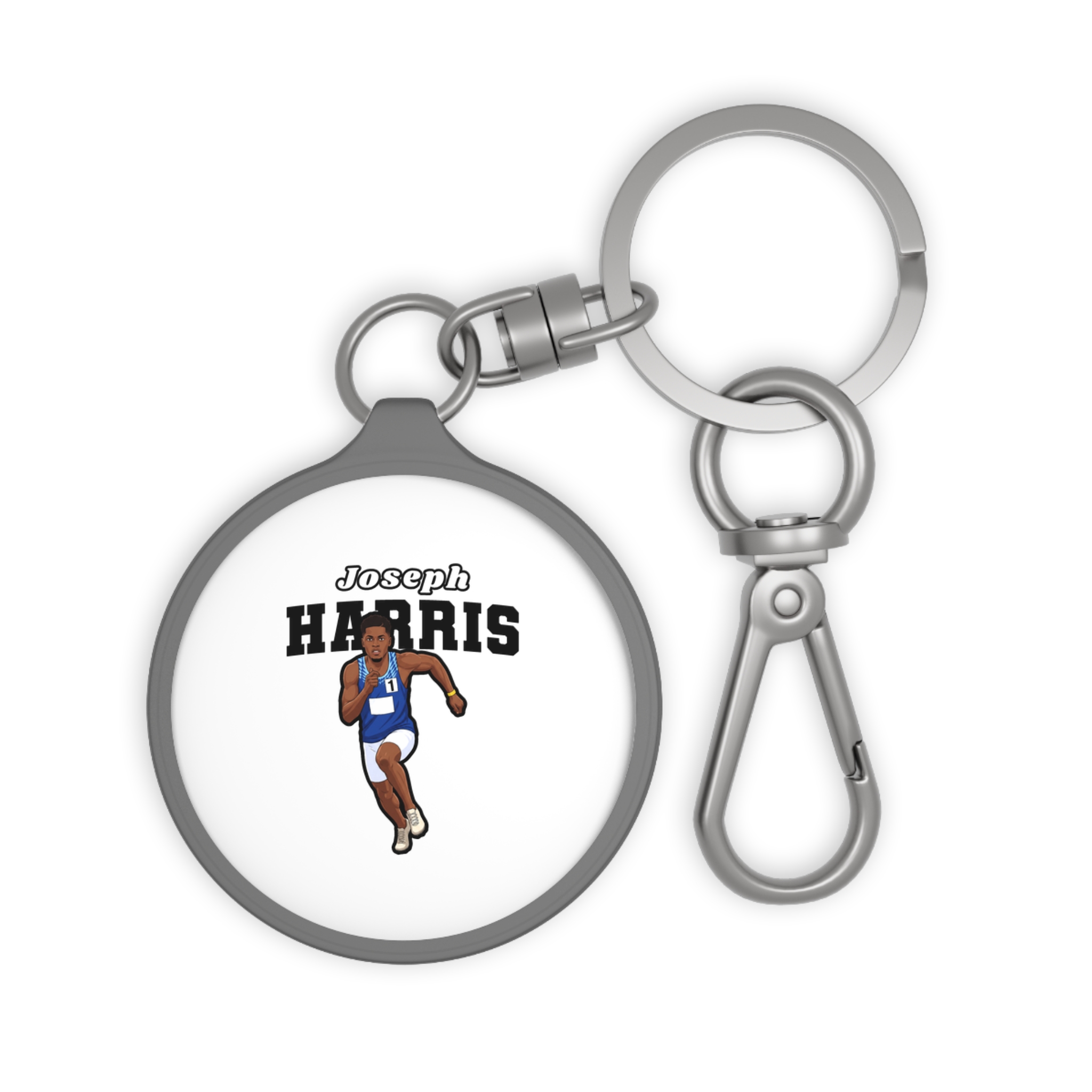 Keychain — character_name_arch in Grey