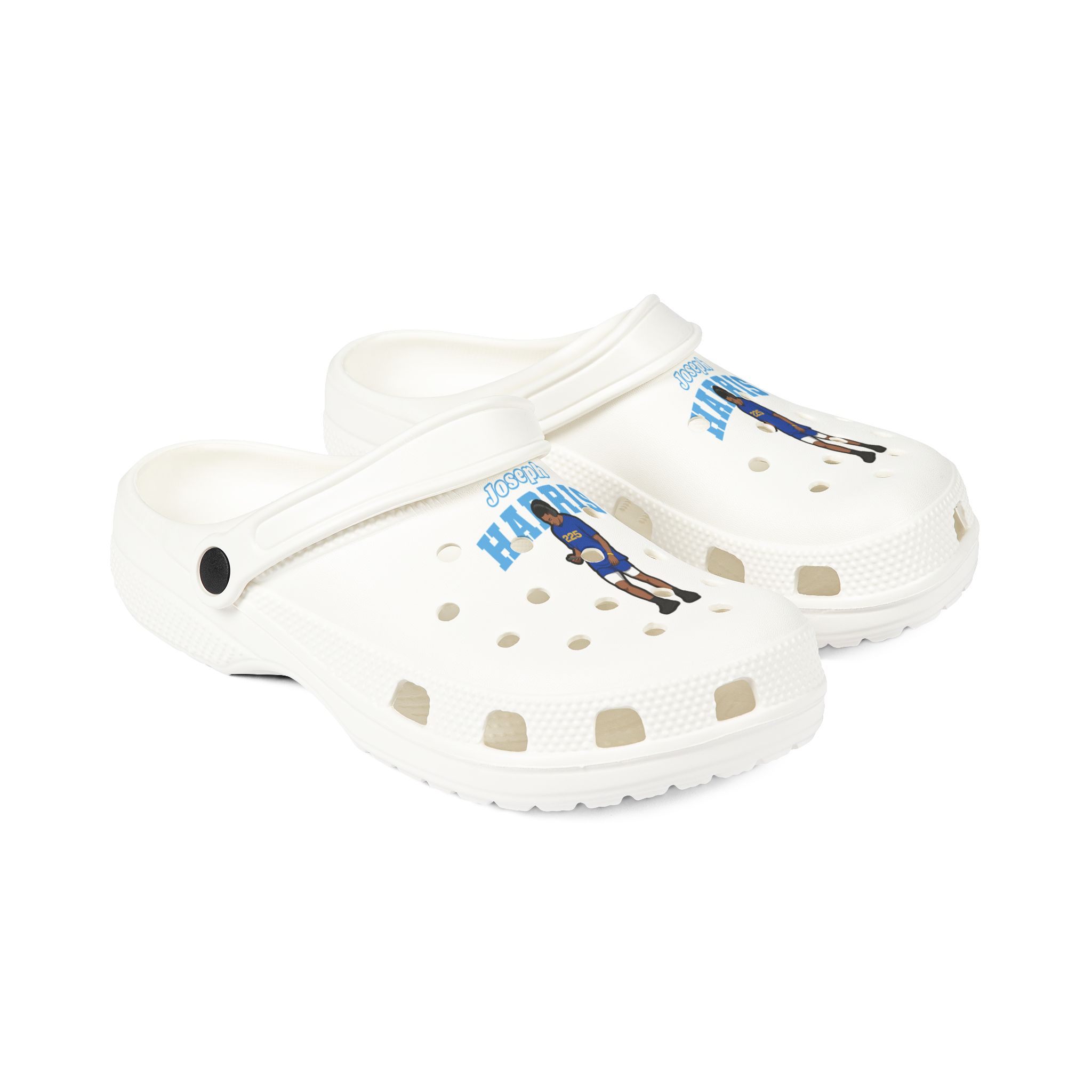 Rubber Clogs — character_name_arch in White