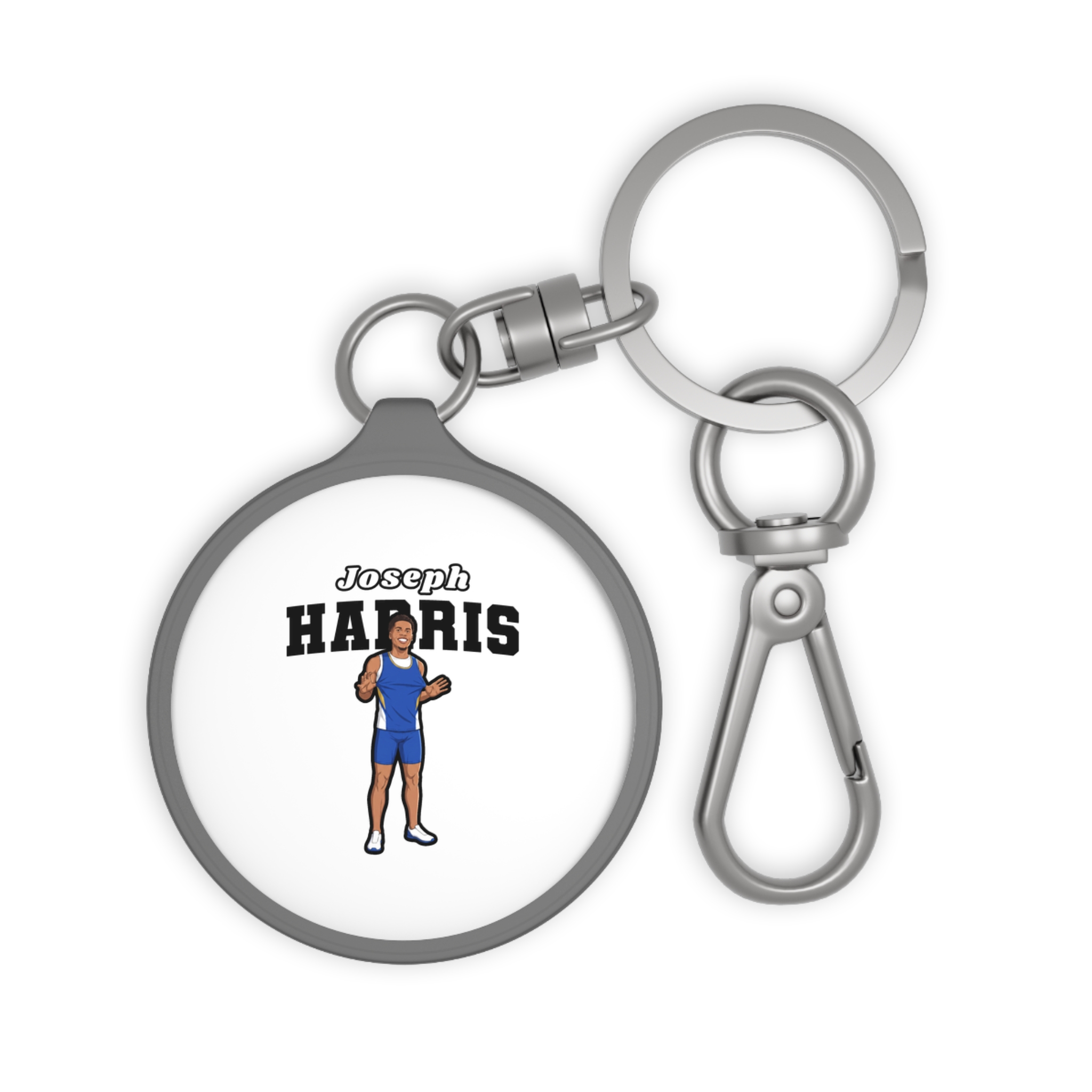 Keychain — character_name_arch in Grey