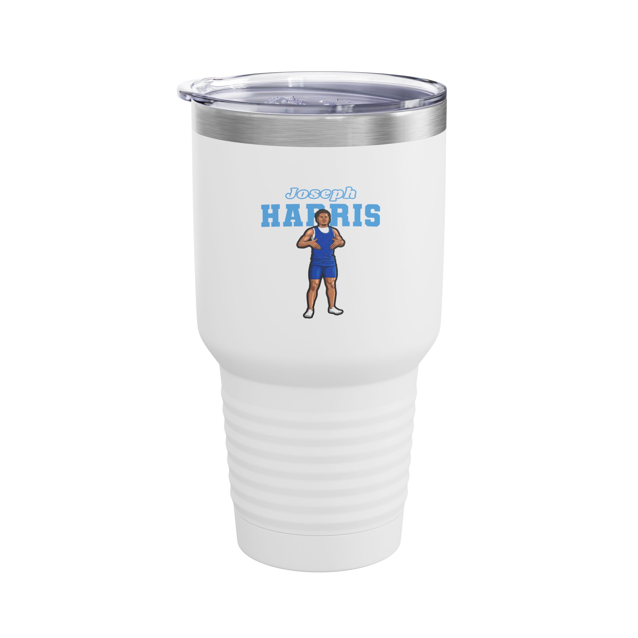 30oz Tumbler — character_name_arch in White