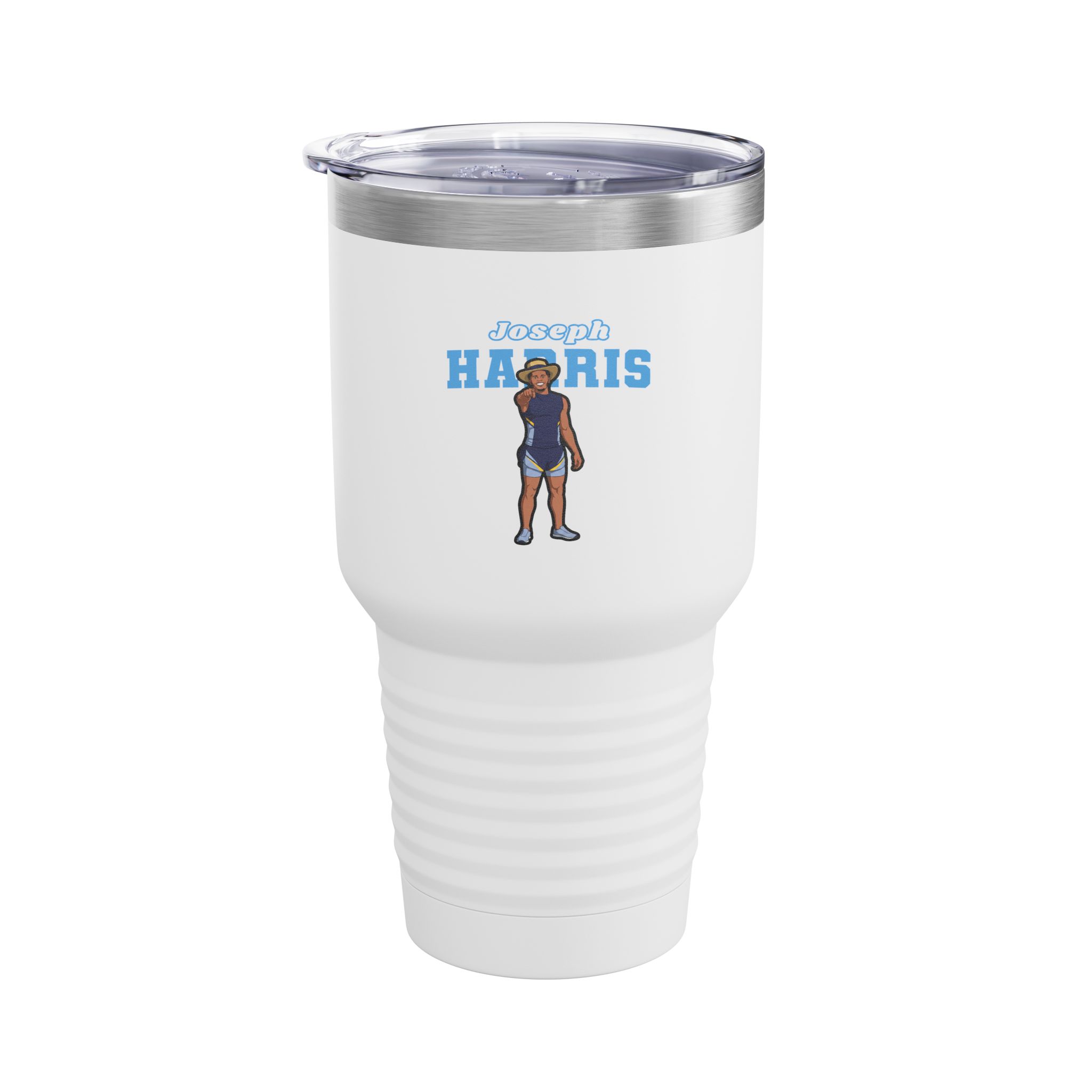 30oz Tumbler — character_name_arch in White
