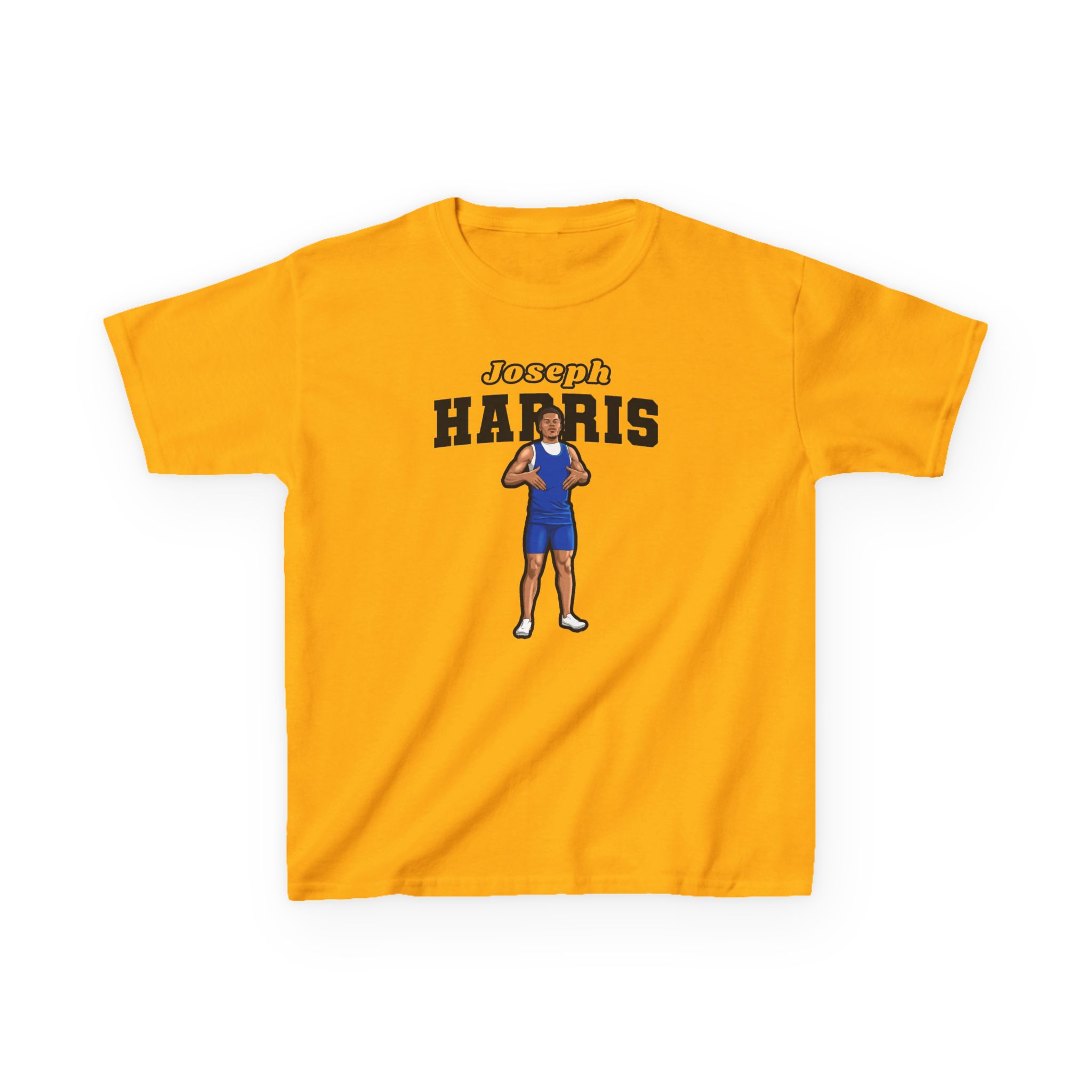 Youth Tee — character_name_arch in Gold