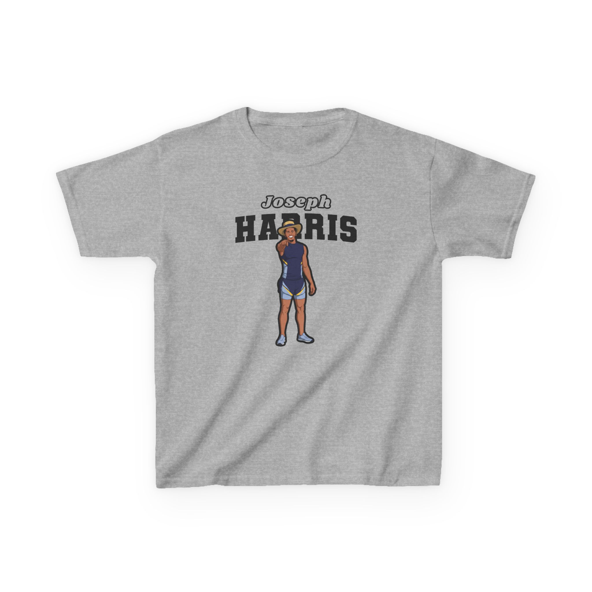Youth Tee — character_name_arch in Grey