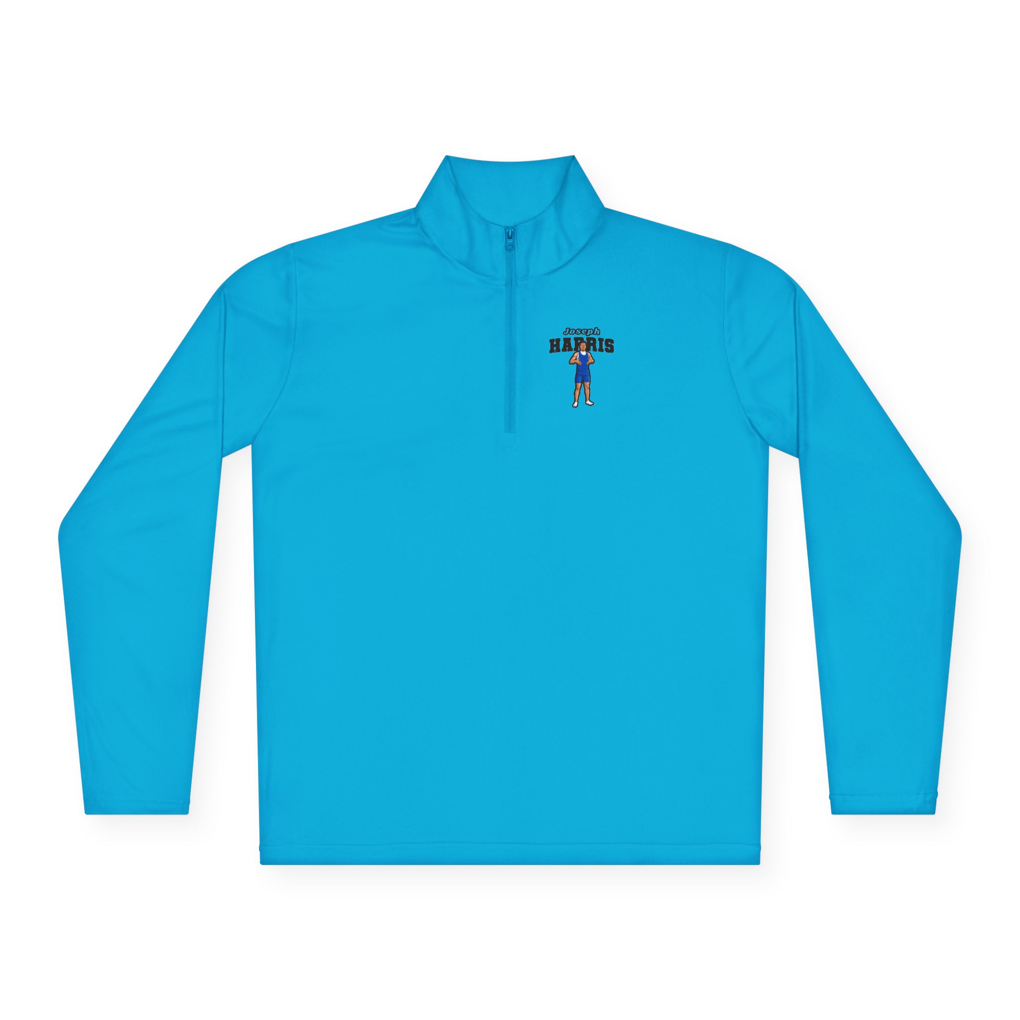 Q-Zip Pullover — character_name_arch in Blue