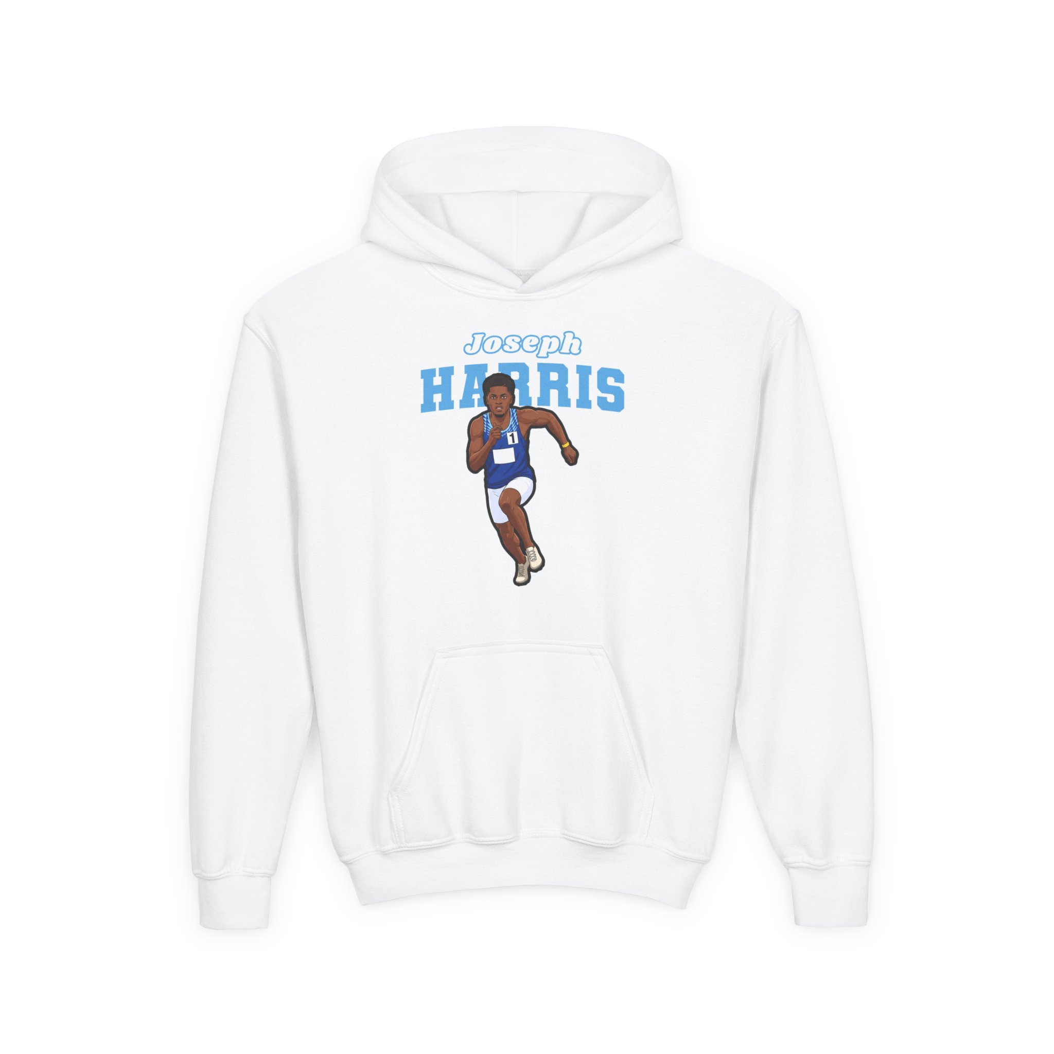 Youth Hoodie — character_name_arch in White