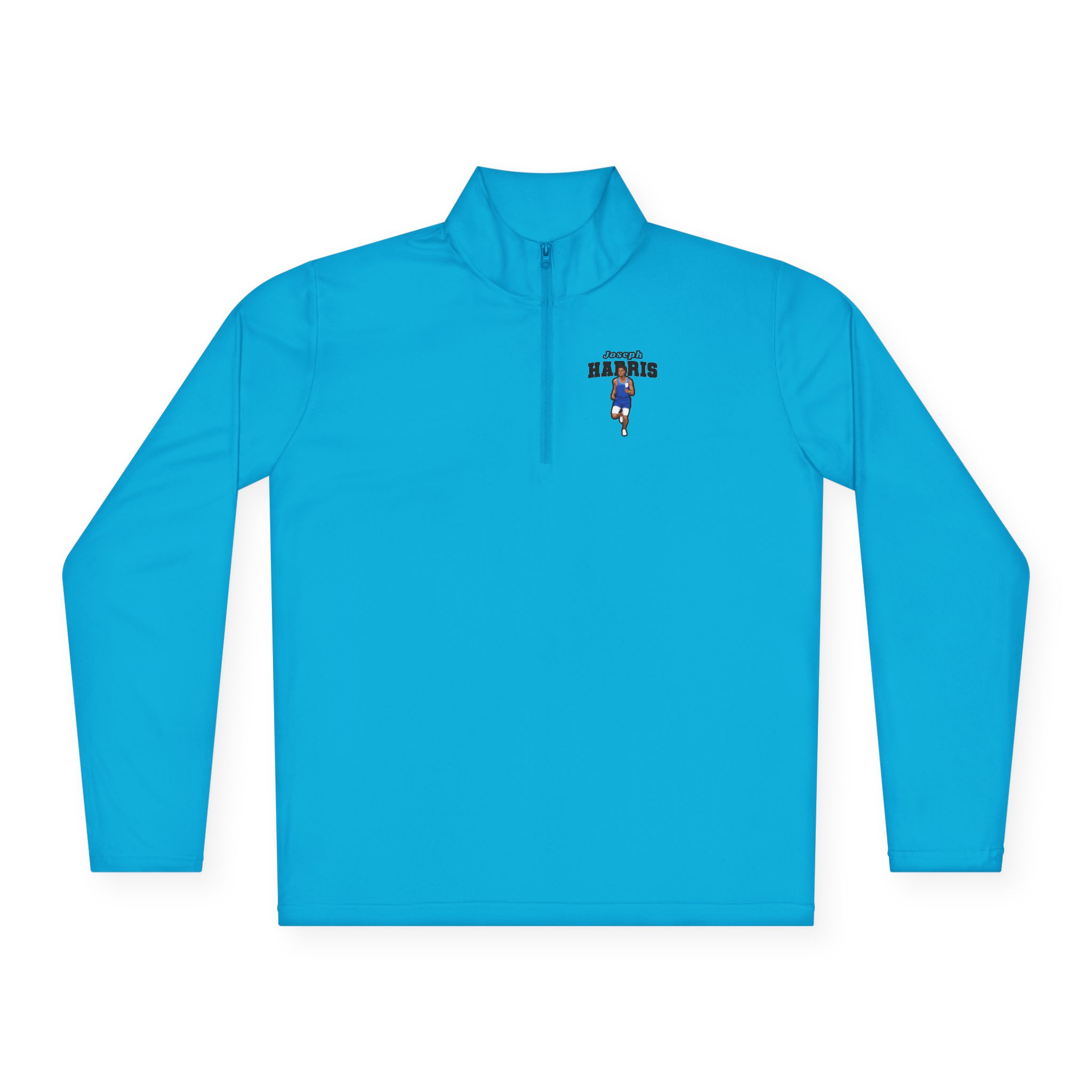 Q-Zip Pullover — character_name_arch in Blue