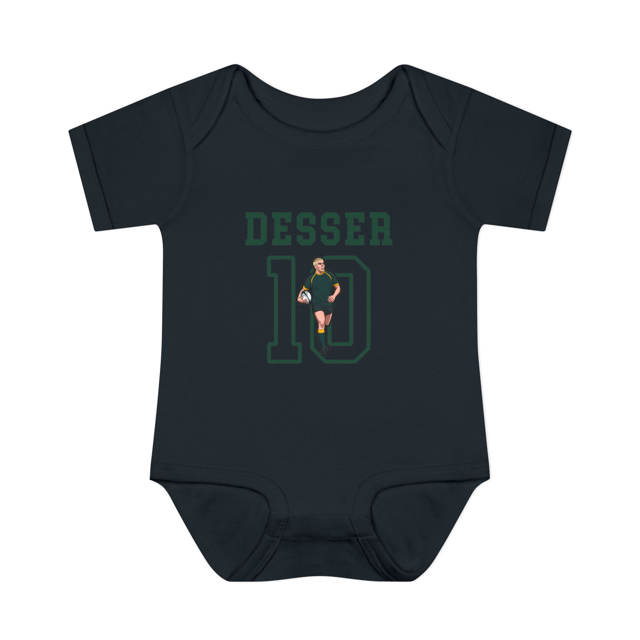 Baby Onesie — character_shirsey in Black