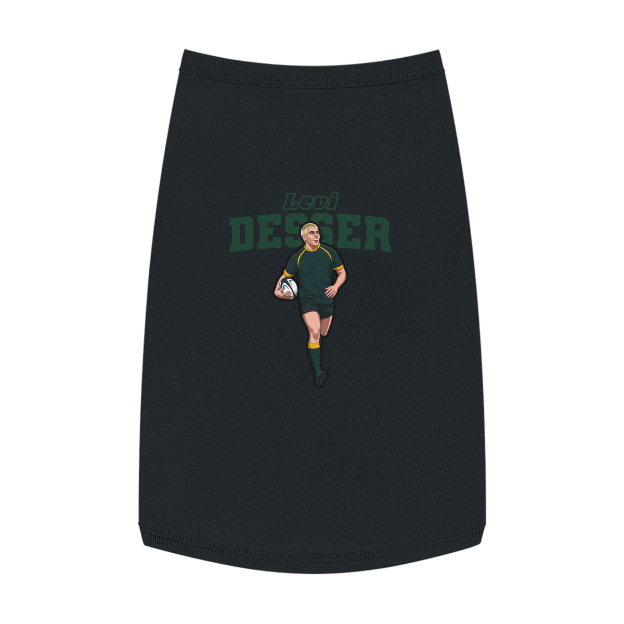 Pet Tank Top — character_name_arch in White