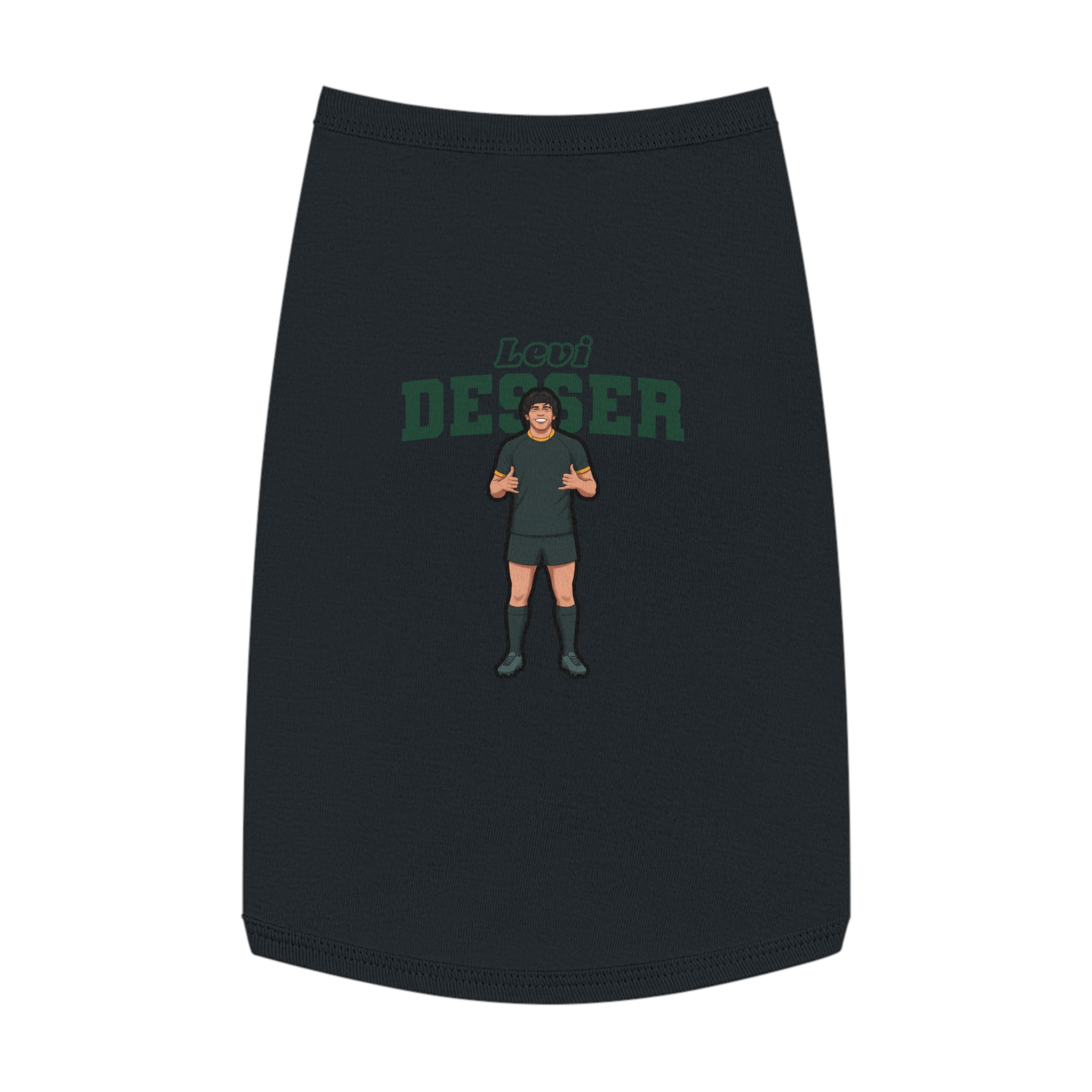 Pet Tank Top — character_name_arch in White
